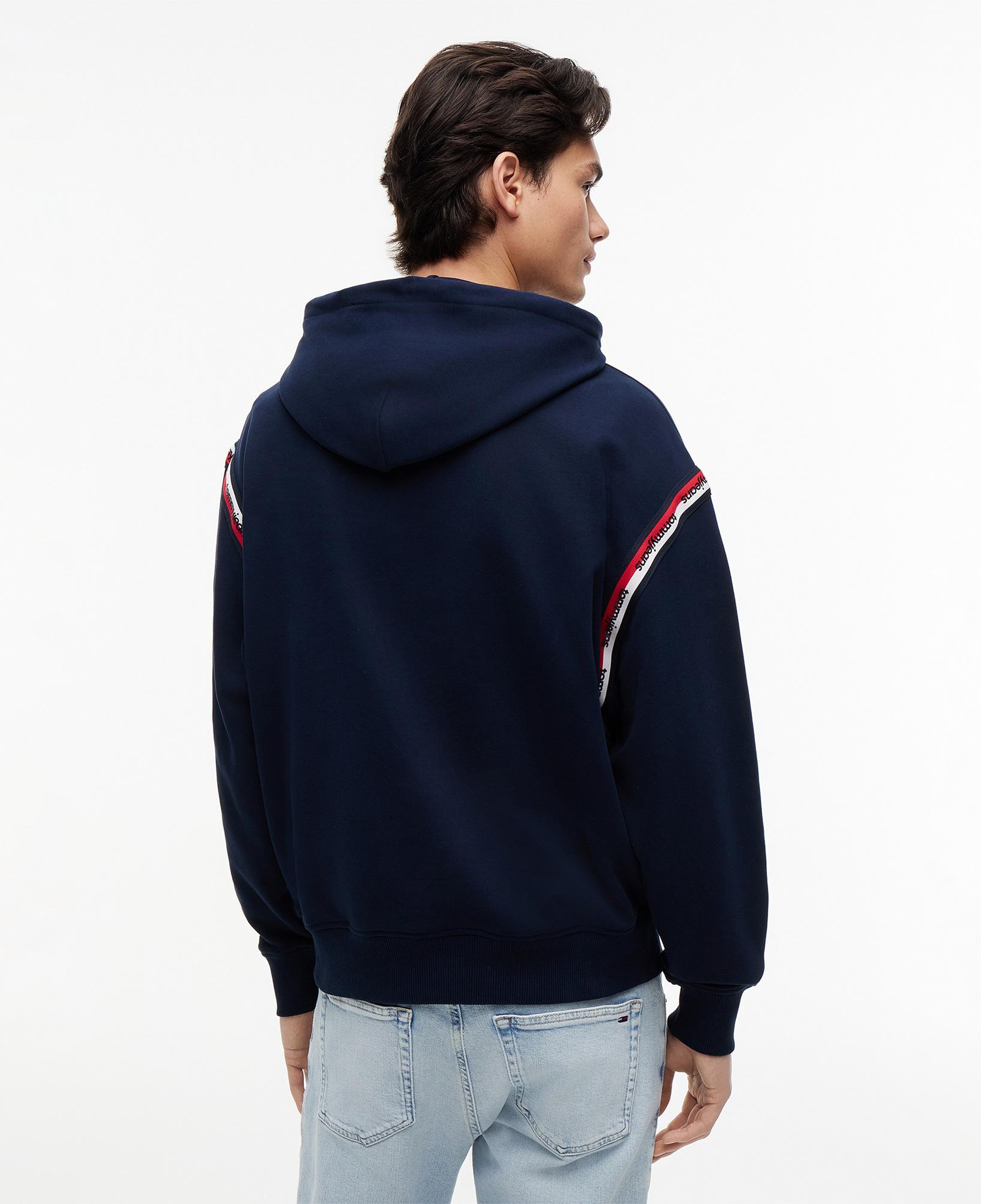 Tommy Hilfiger Relaxed Tape Erkek Lacivert Sweatshirt