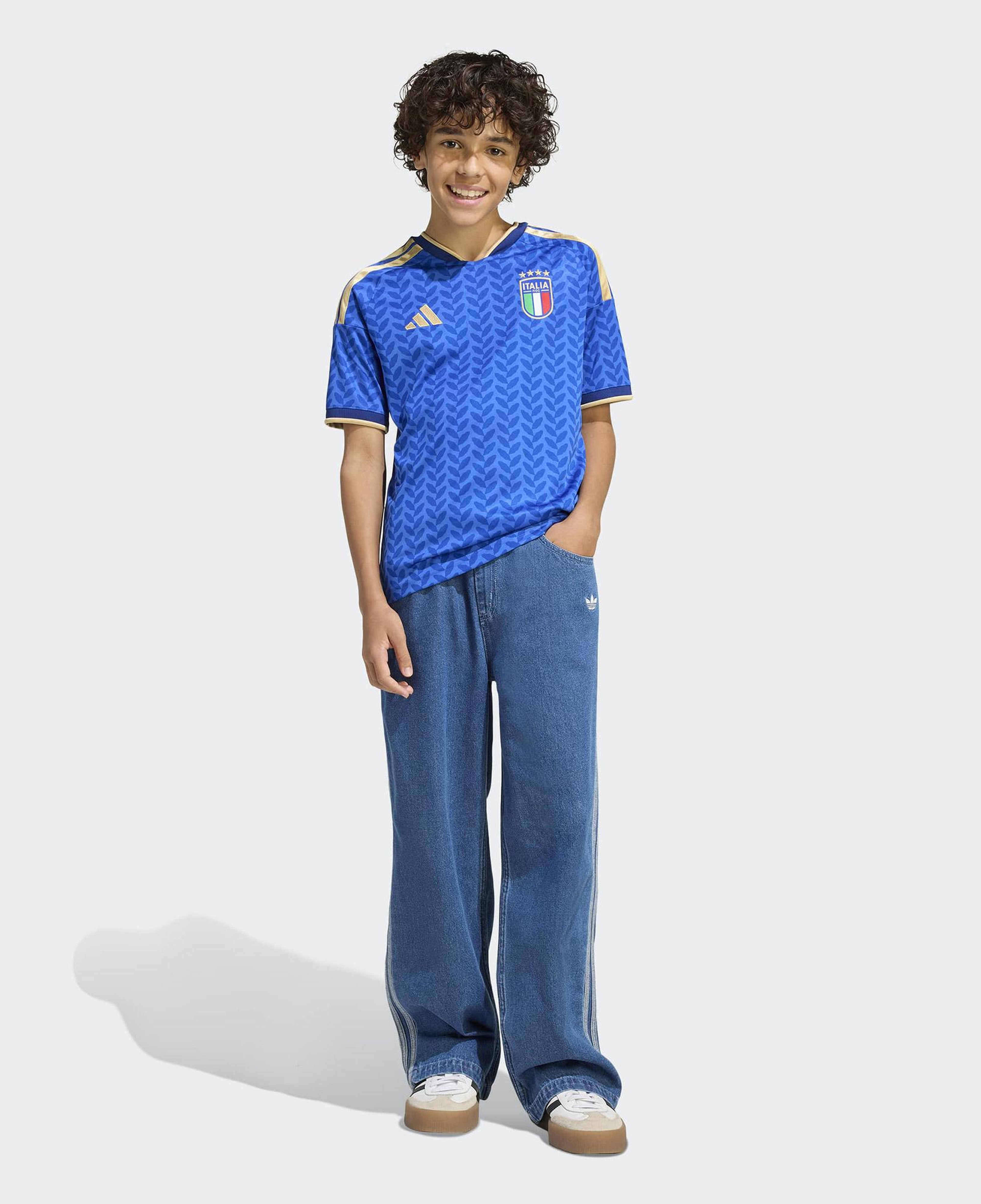 adidas İtalya Milli Takım Çocuk Mavi Forma