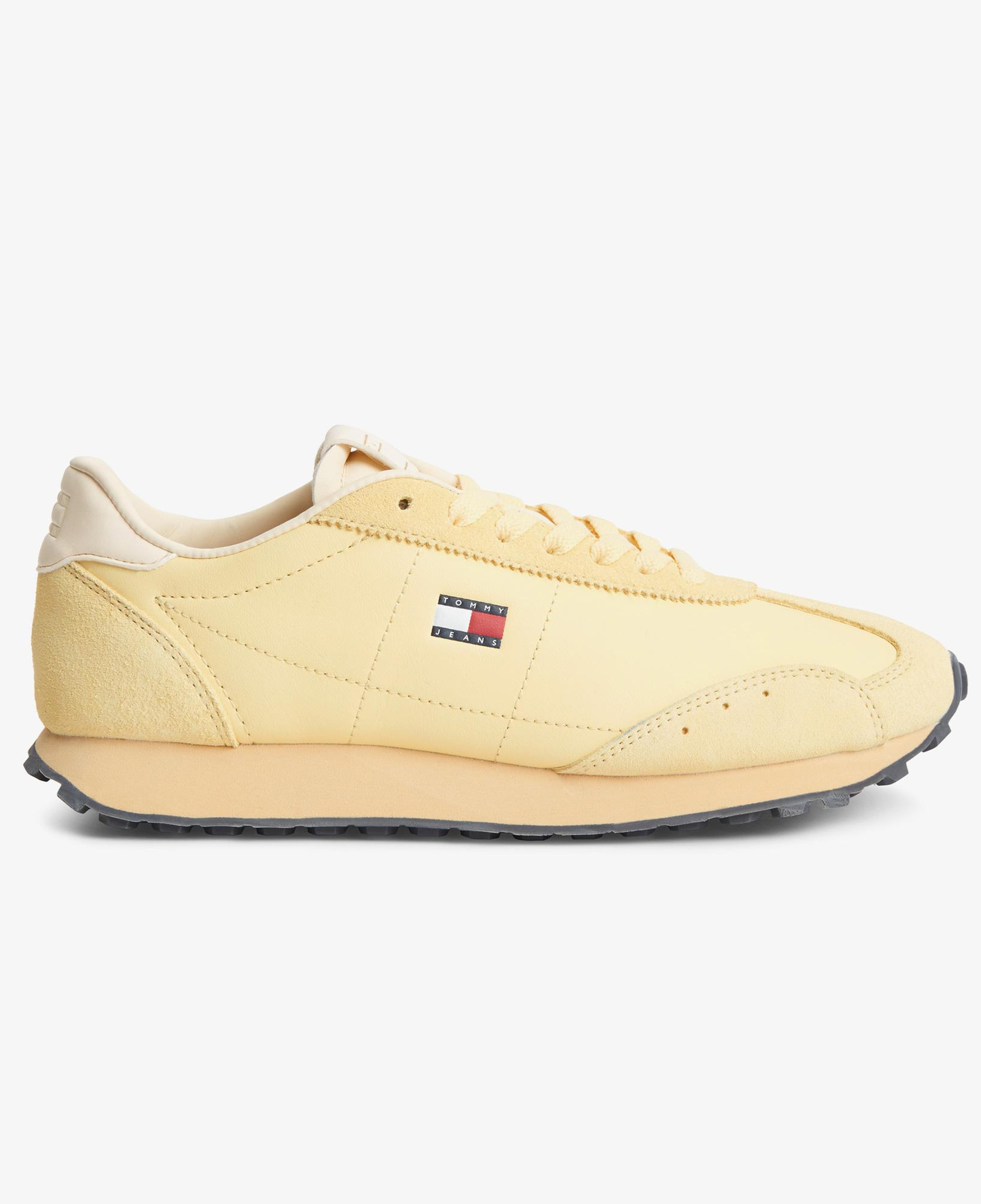 Tommy Hilfiger Retro Runner Archive Kadın Sarı Spor Ayakkabı