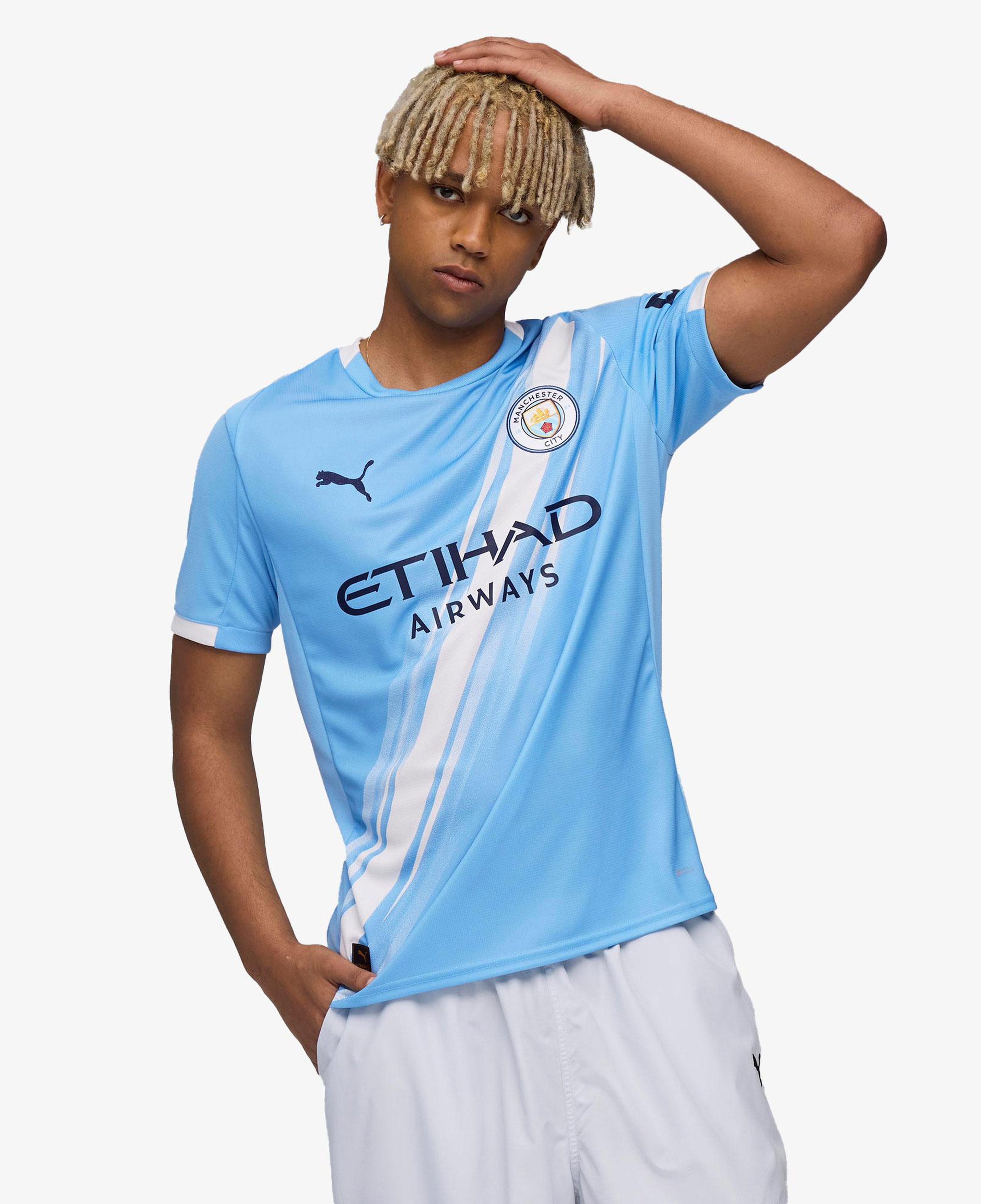 Puma Manchester City İç Saha Erkek Mavi Forma