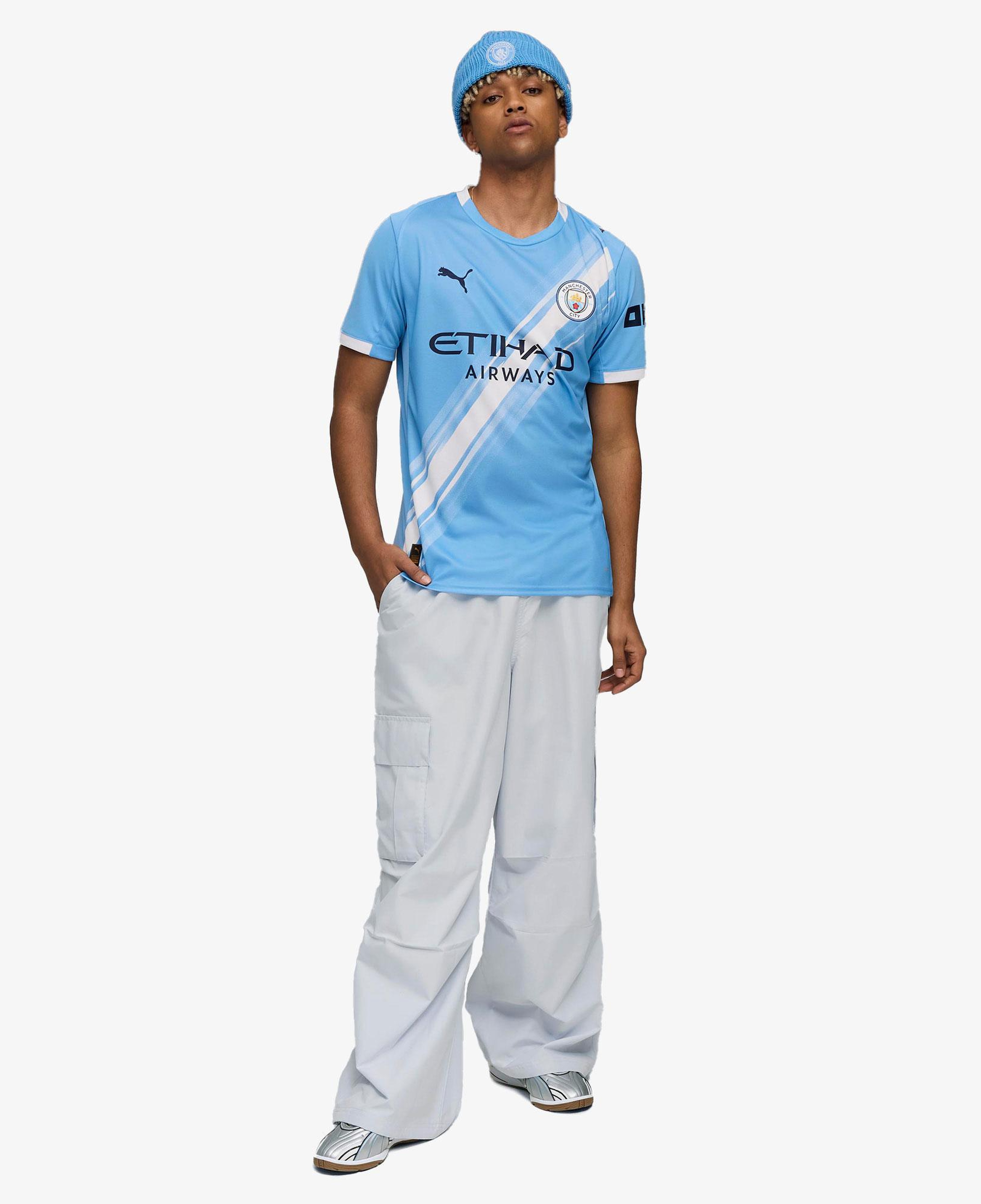 Puma Manchester City İç Saha Erkek Mavi Forma