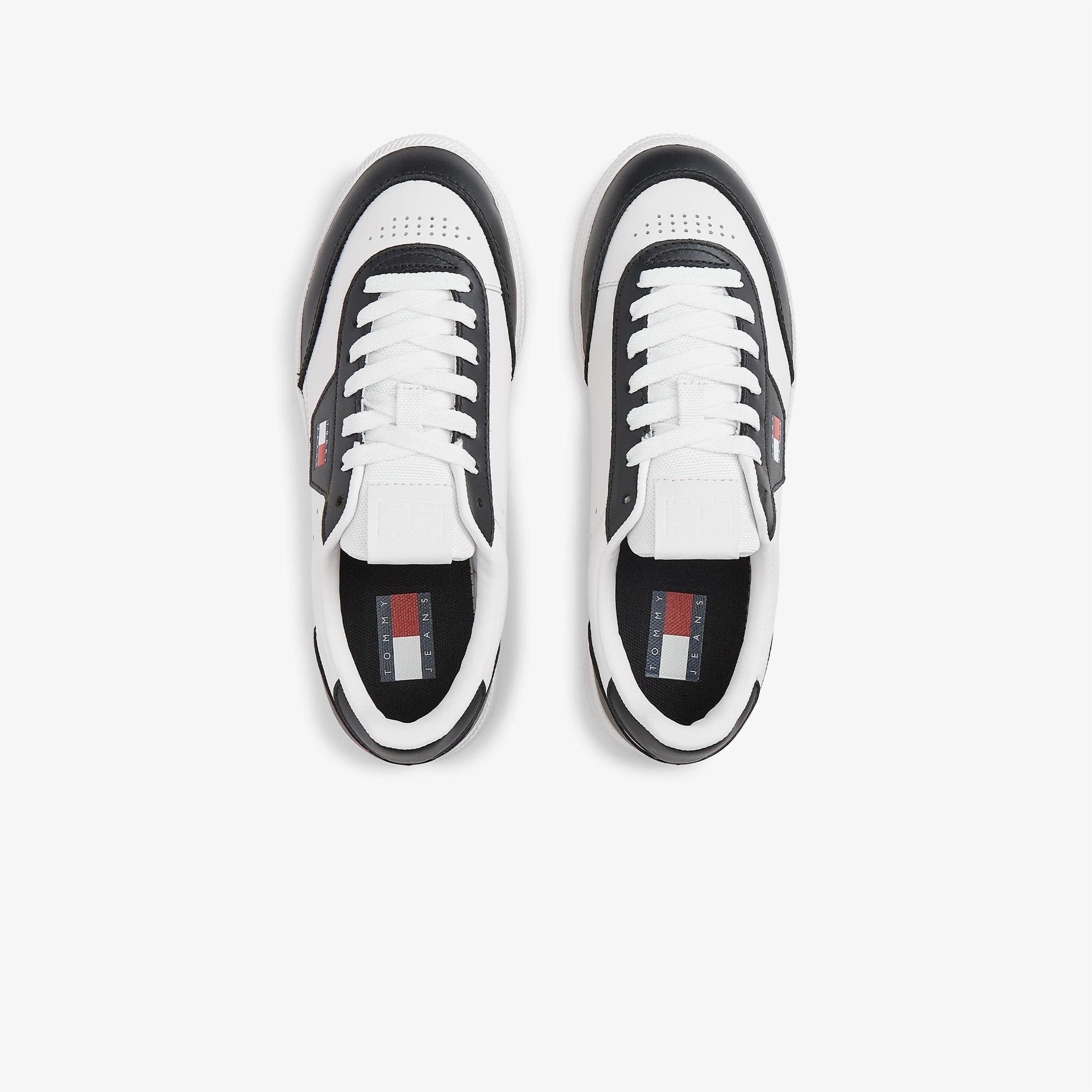 Tommy Hilfiger The Greenwich Edge Leather Kadın Bej Spor Ayakkabı