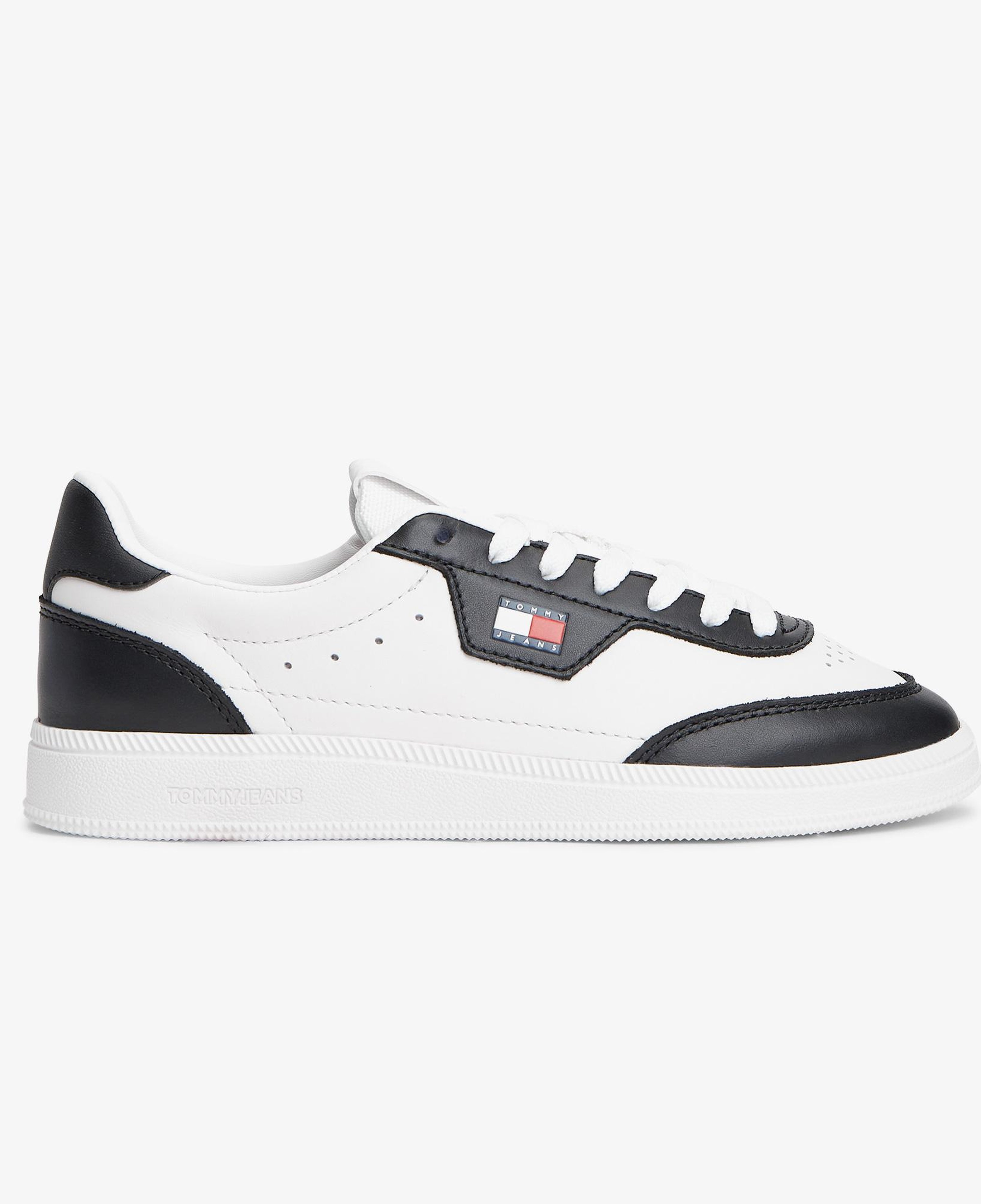 Tommy Hilfiger The Greenwich Edge Leather Kadın Bej Spor Ayakkabı