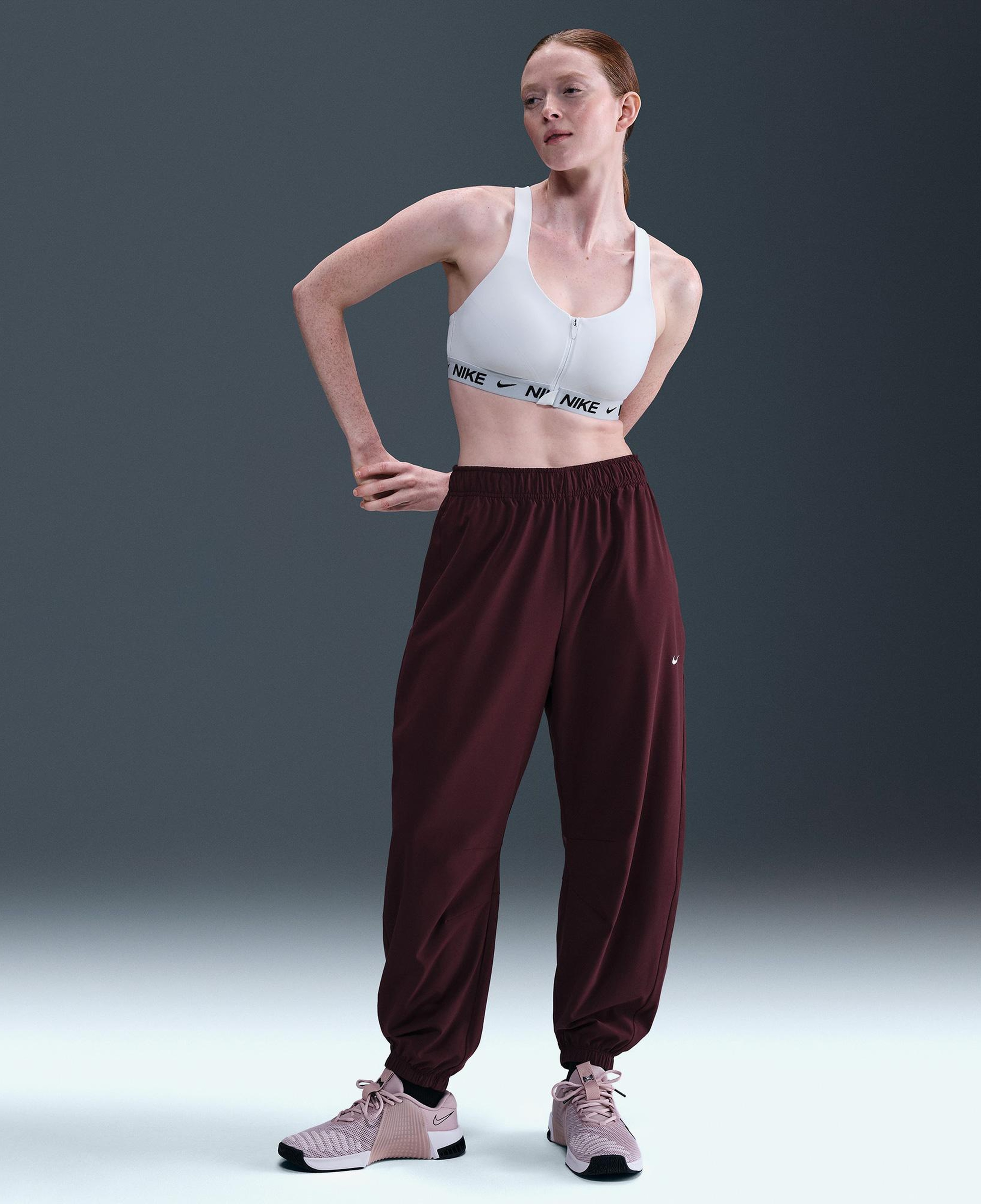 Nike Indy High Support Kadın Beyaz Bra