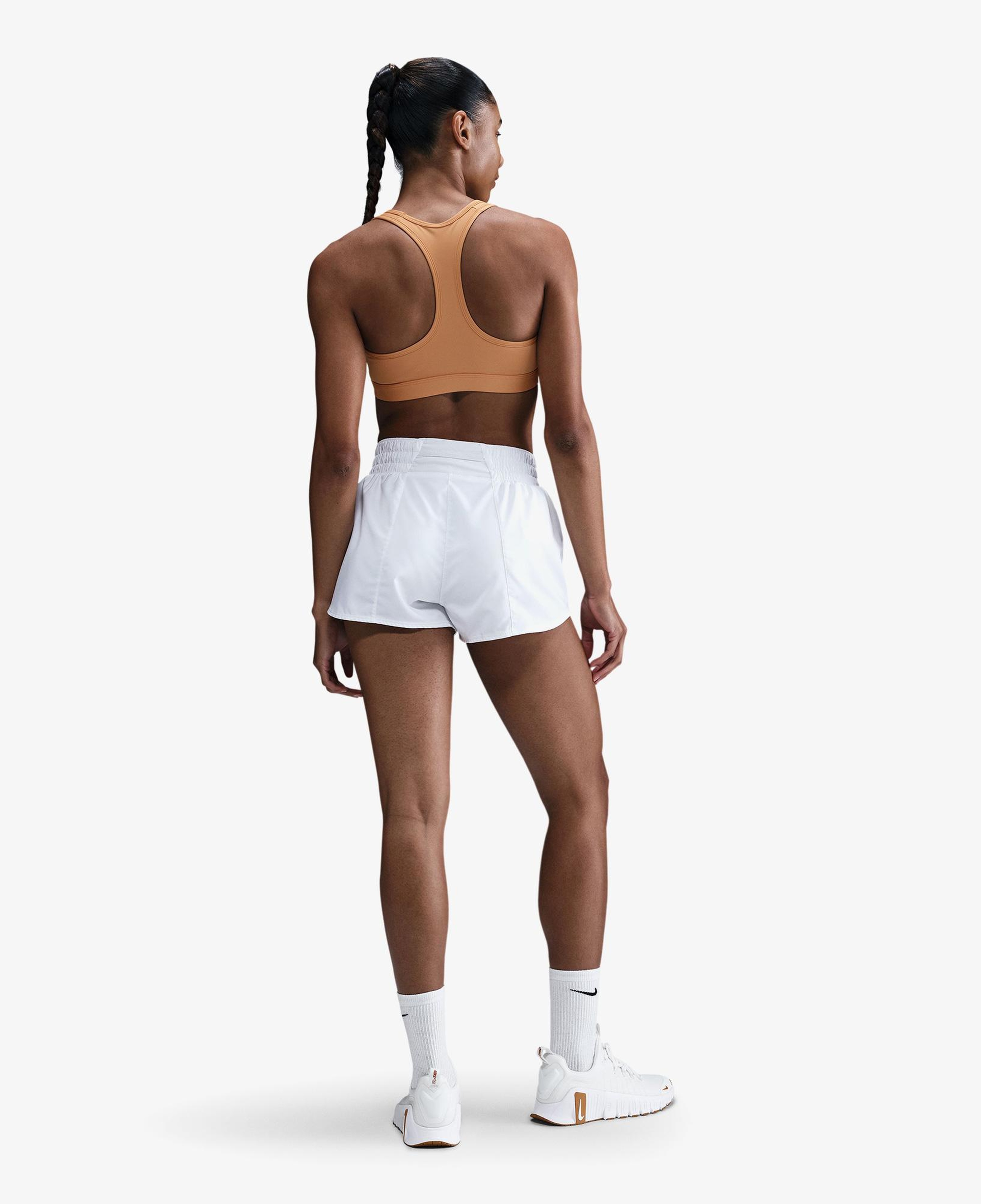 Nike Swoosh Medium Support Kadın Turuncu Bra