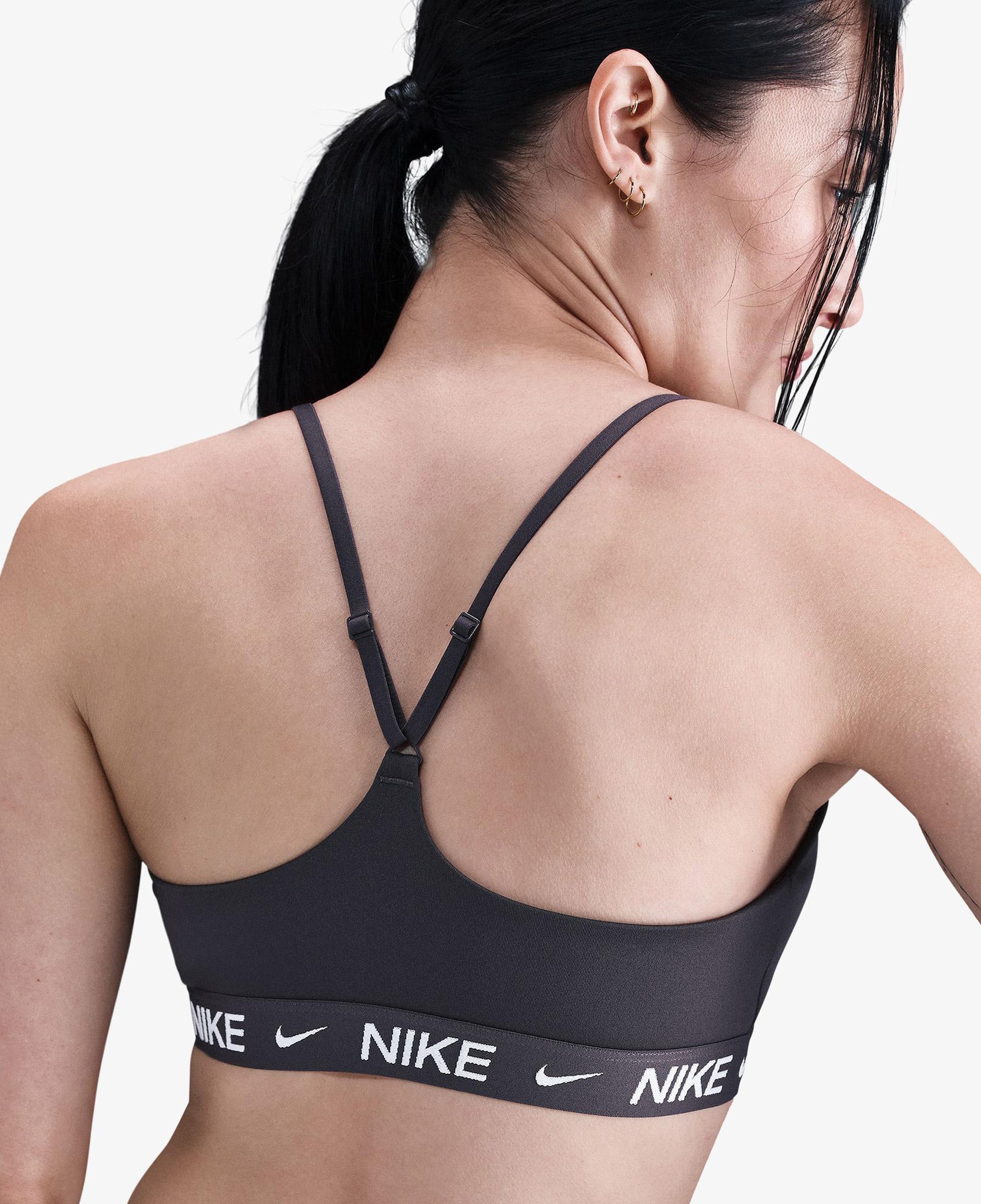 Nike Dri-Fit Indy Light Support Kadın Gri Bra