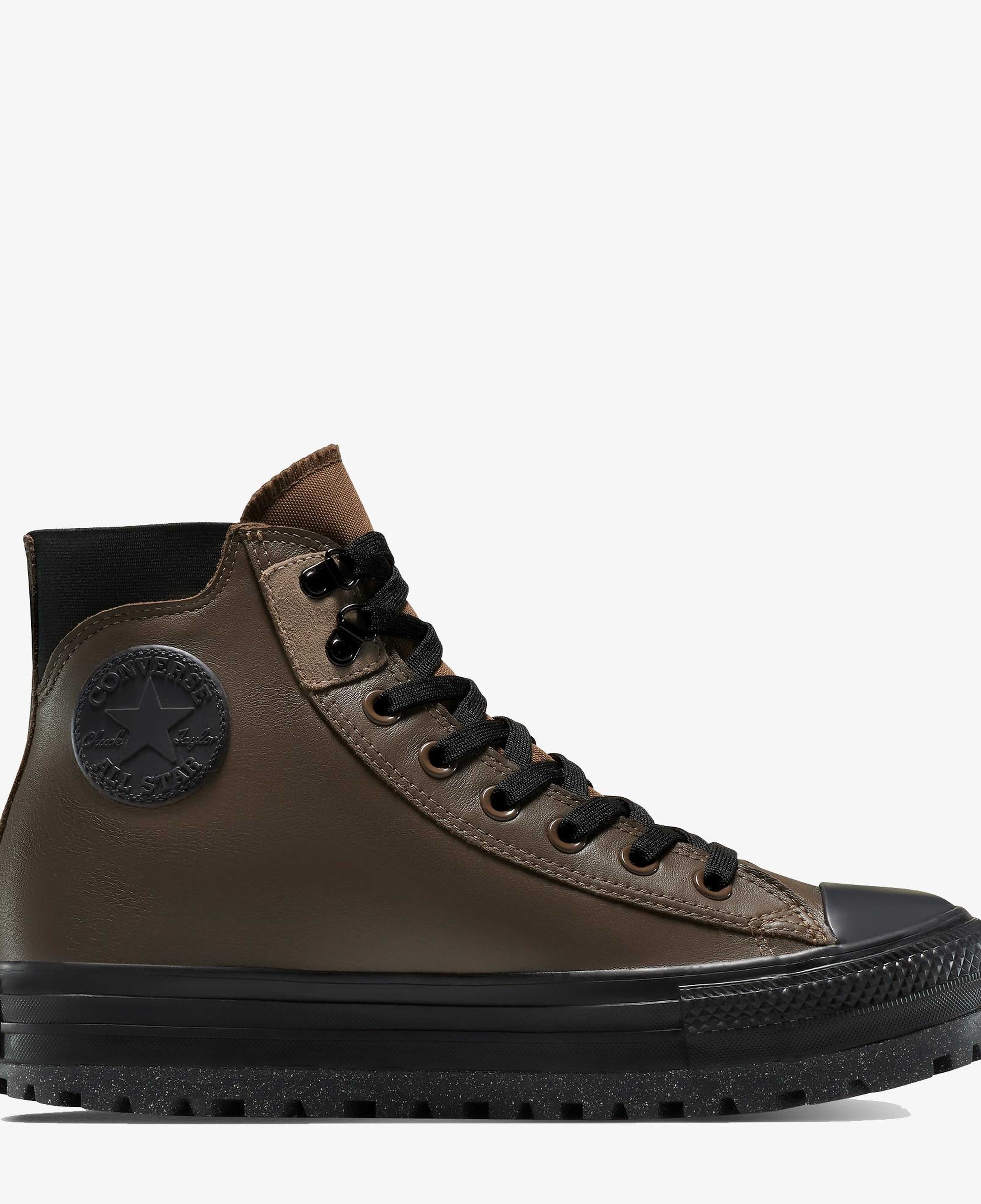 Converse Chuck Taylor All Star City Trek Unisex Kahverengi Deri Su Geçirmez Bot