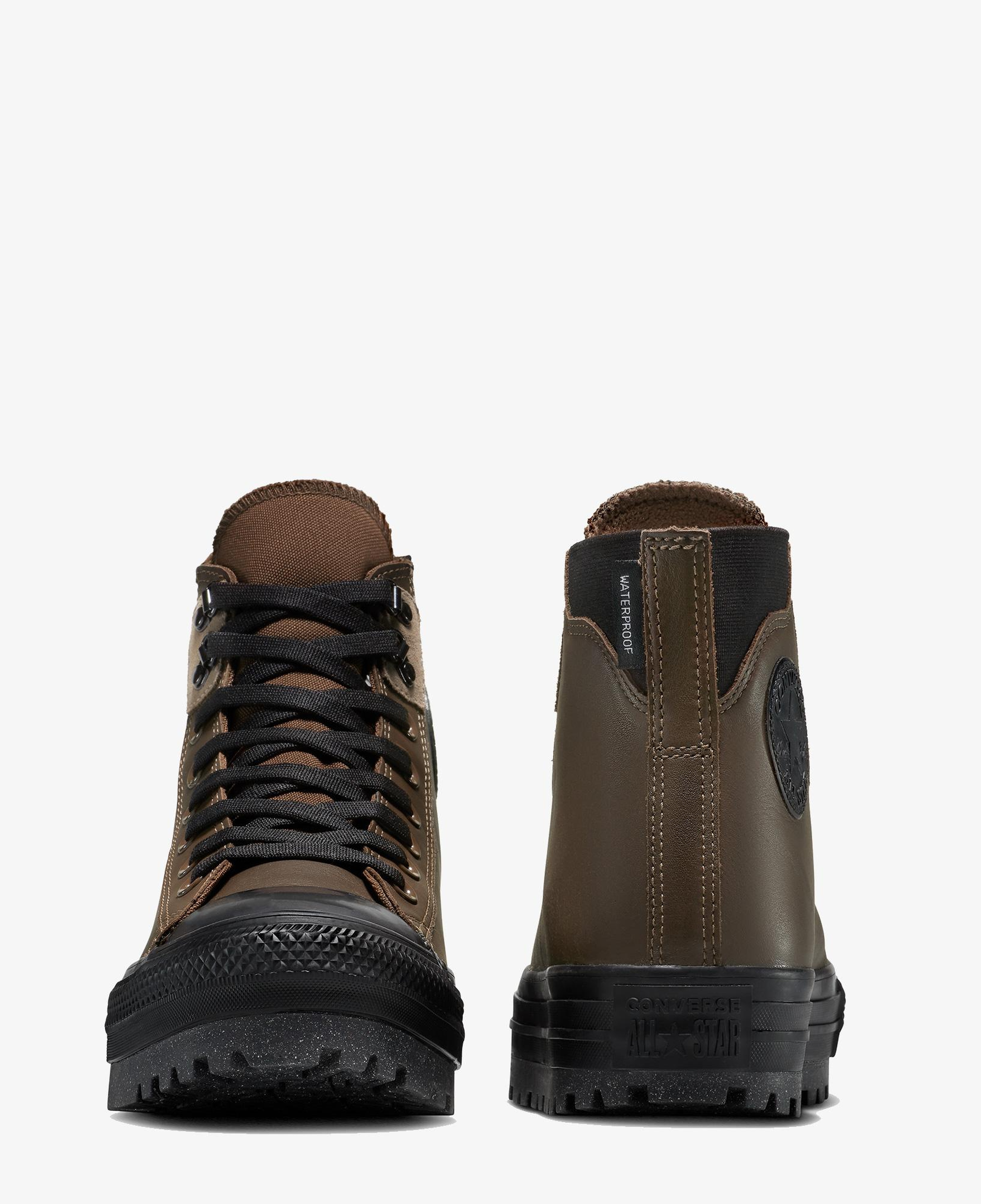 Converse Chuck Taylor All Star City Trek Unisex Kahverengi Deri Su Geçirmez Bot