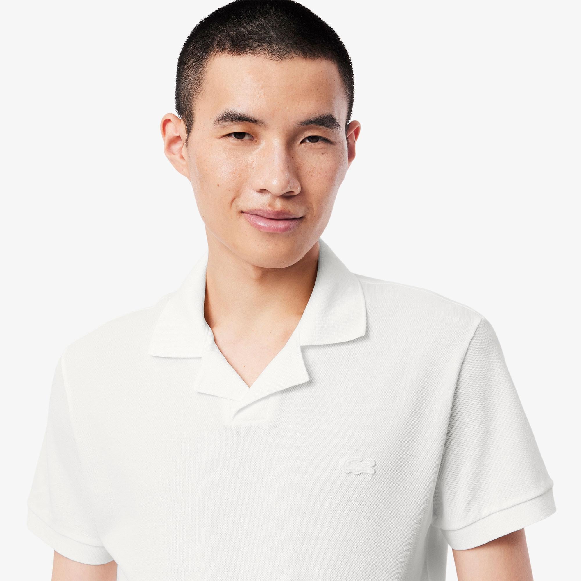 Erkek Classic Fit Beyaz Paris Polo