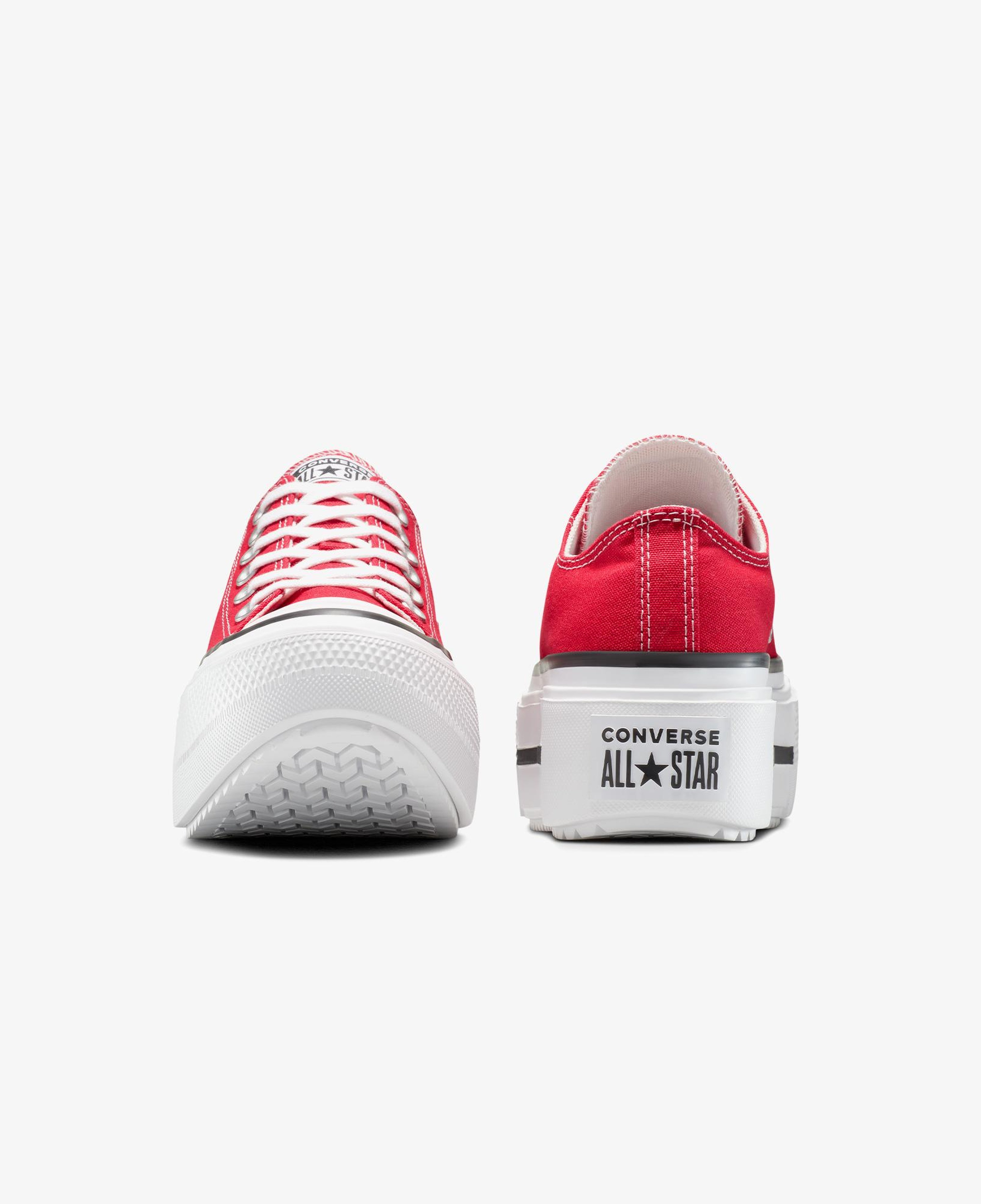 Converse Chuck Taylor All Star Lift Double Stack Kadın Kırmızı Sneaker