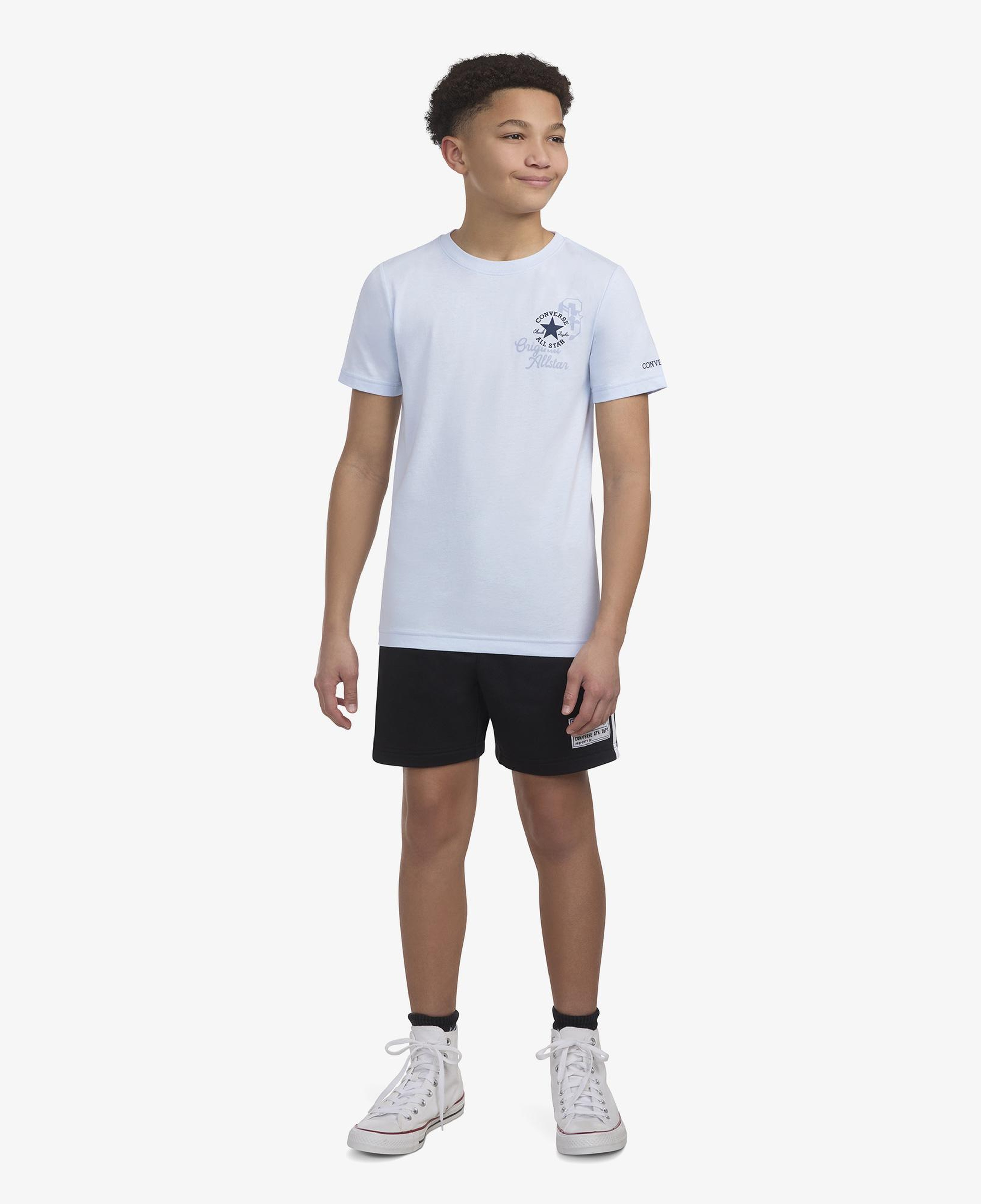 Converse Genç Çocuk Mavi T-Shirt