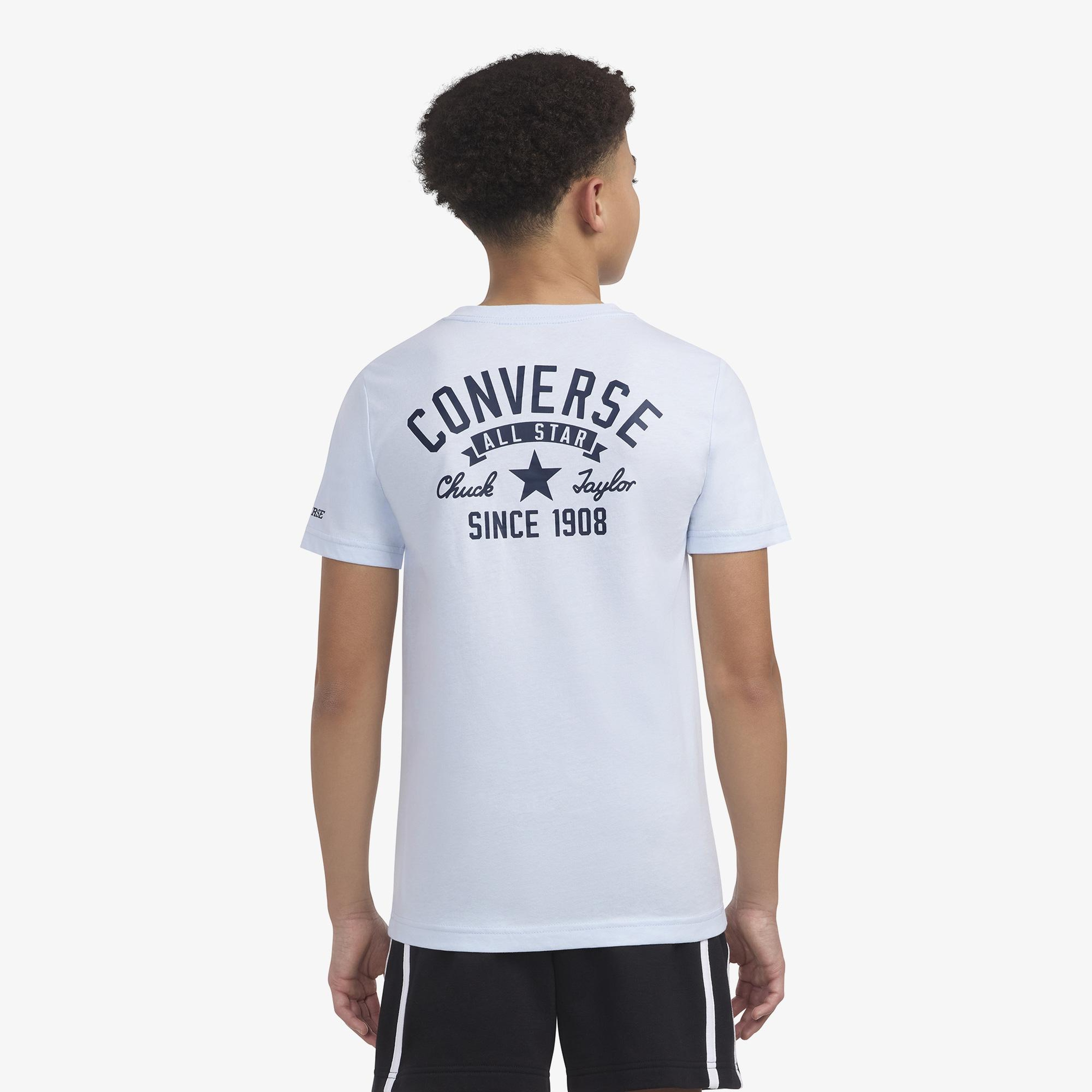 Converse Genç Çocuk Mavi T-Shirt