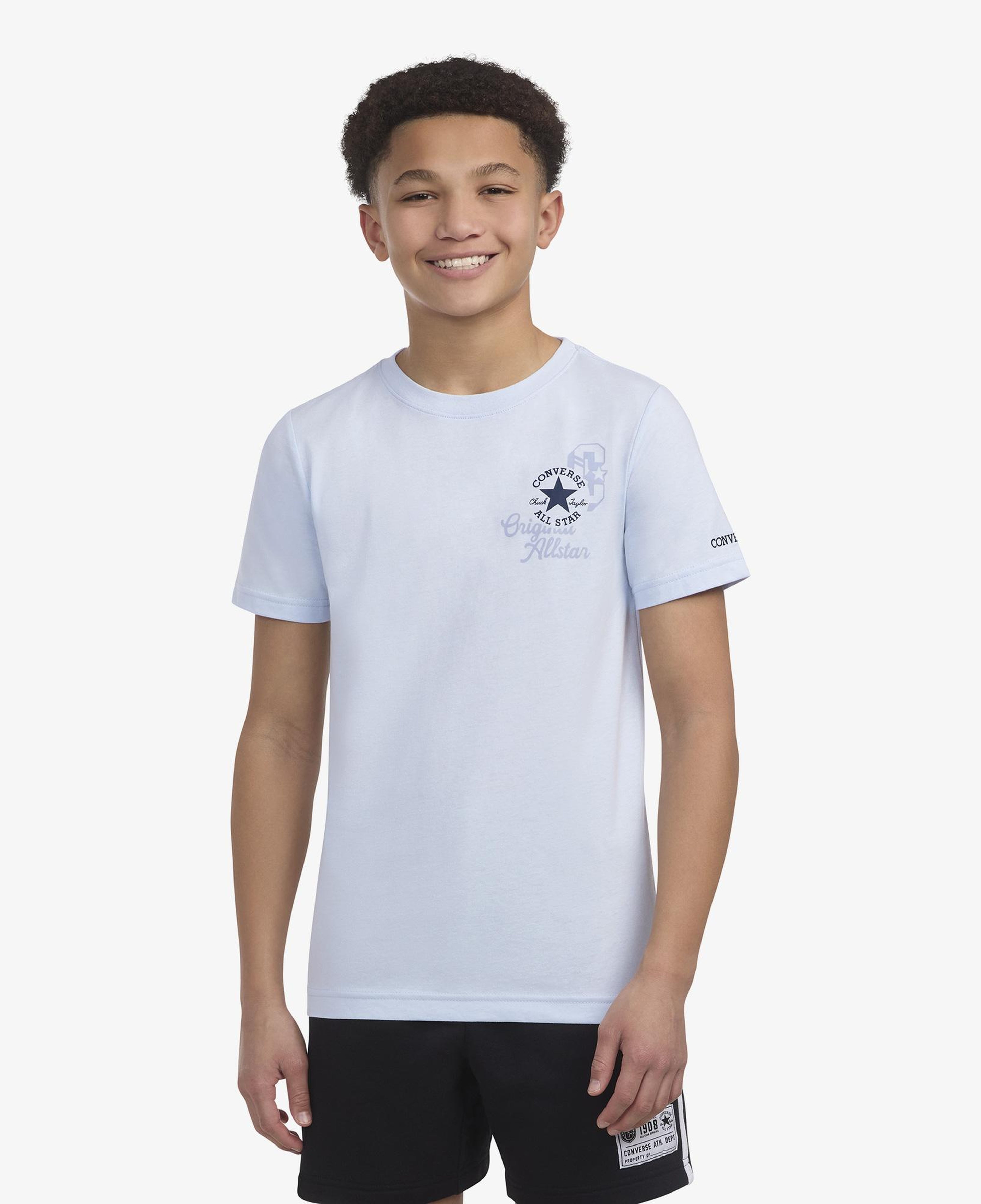 Converse Genç Çocuk Mavi T-Shirt