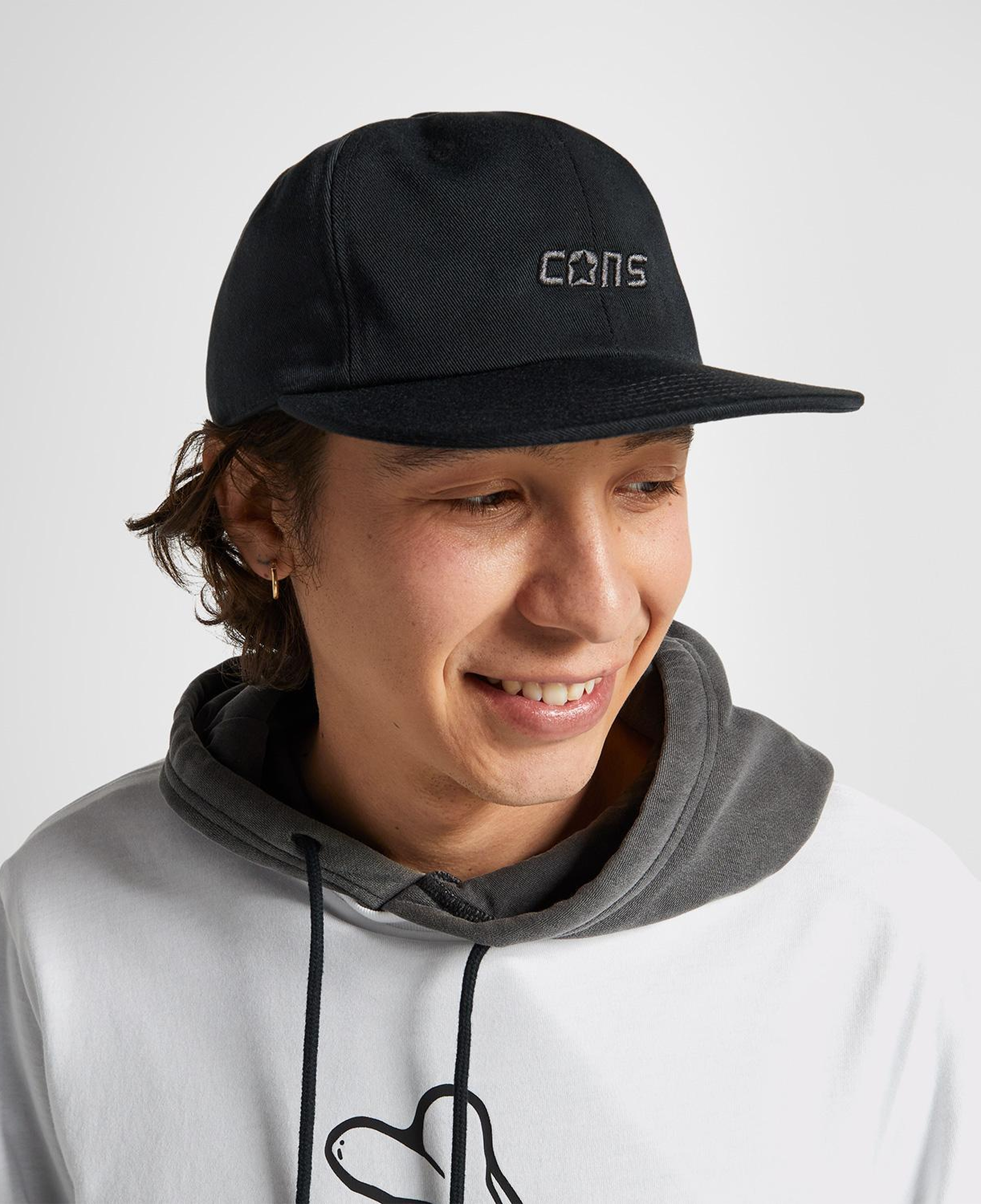 Converse Cons Six Panel Baseball Unisex Siyah Şapka