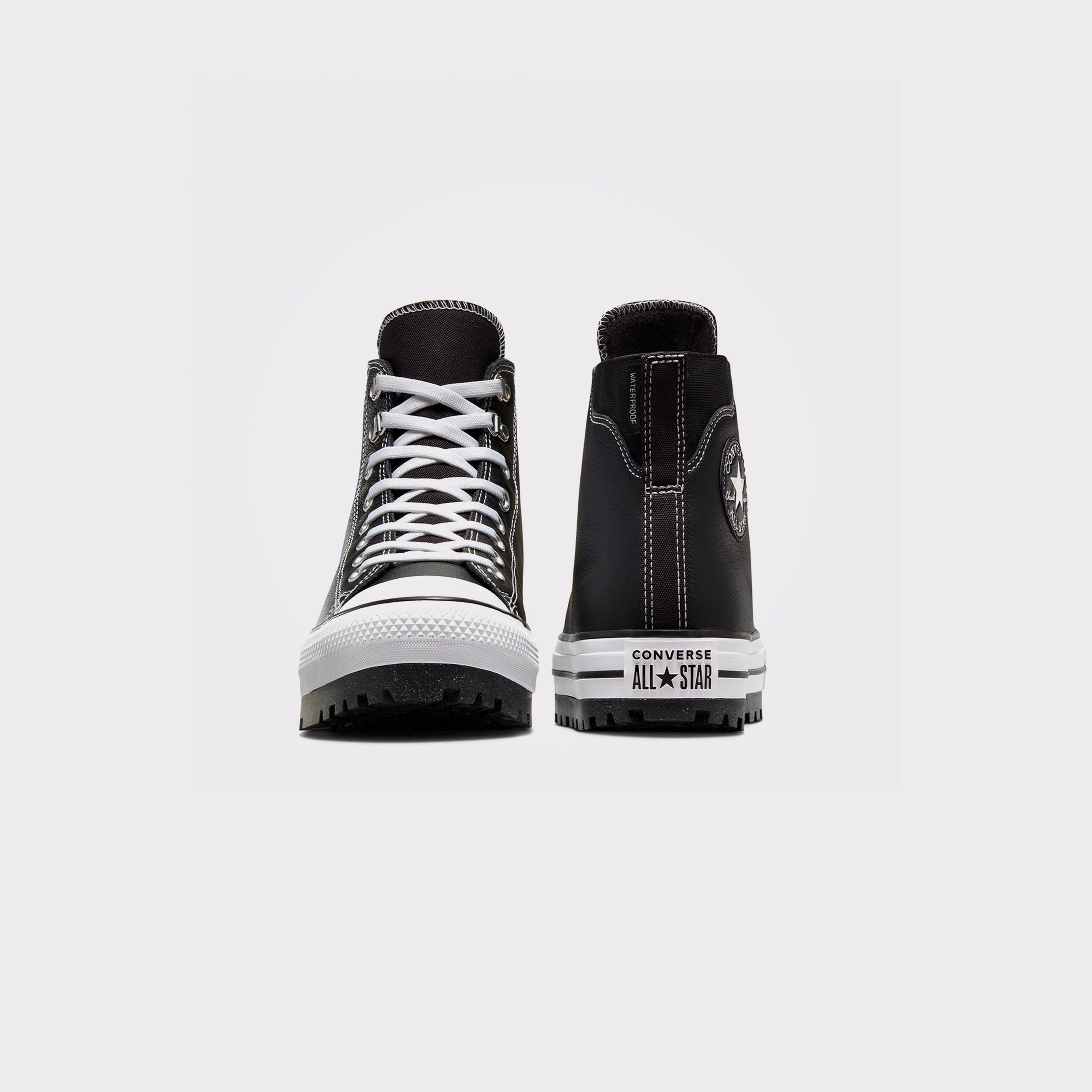 Converse Chuck Taylor All Star City Trek Waterproof Unisex Siyah Deri Bot