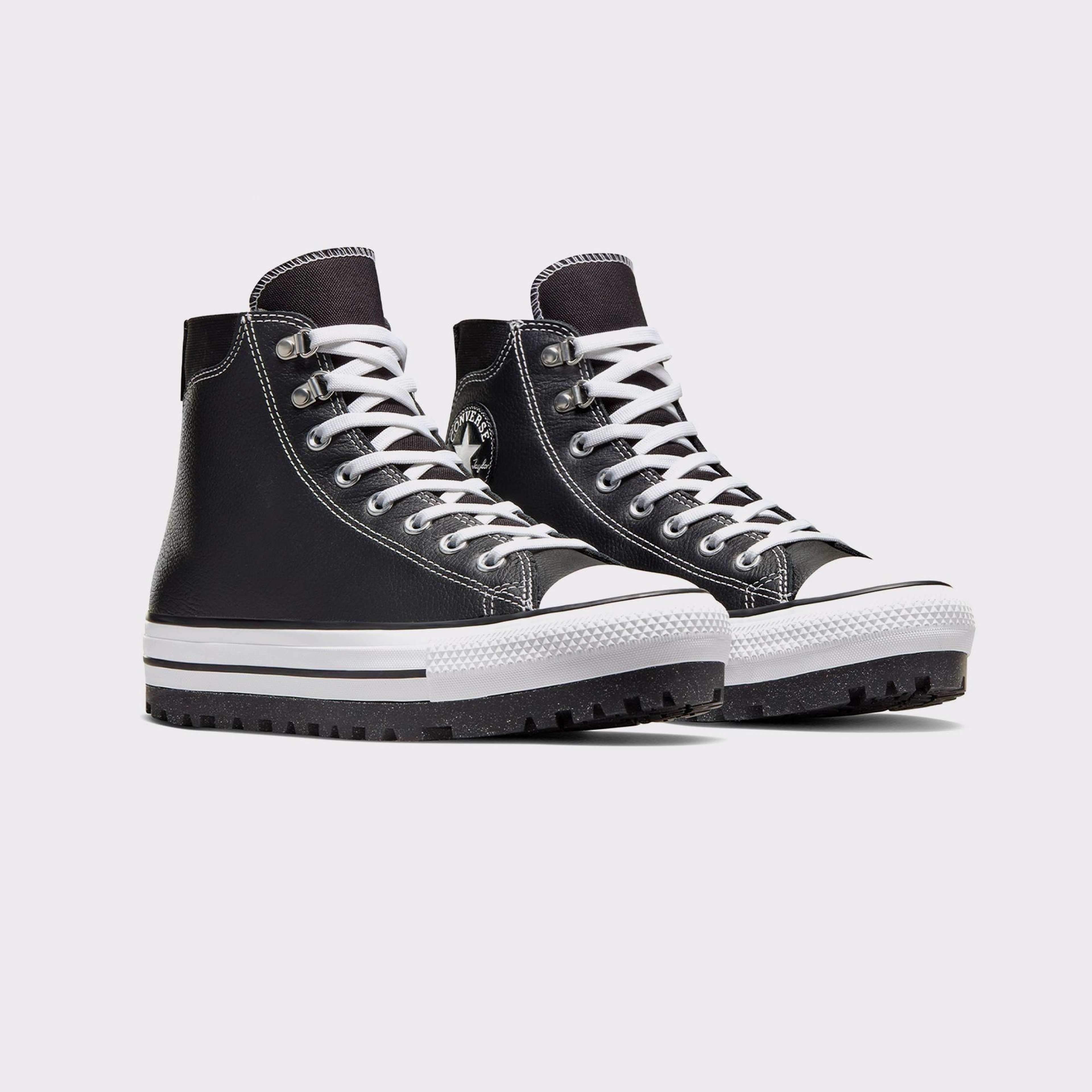 Converse Chuck Taylor All Star City Trek Waterproof Unisex Siyah Deri Bot