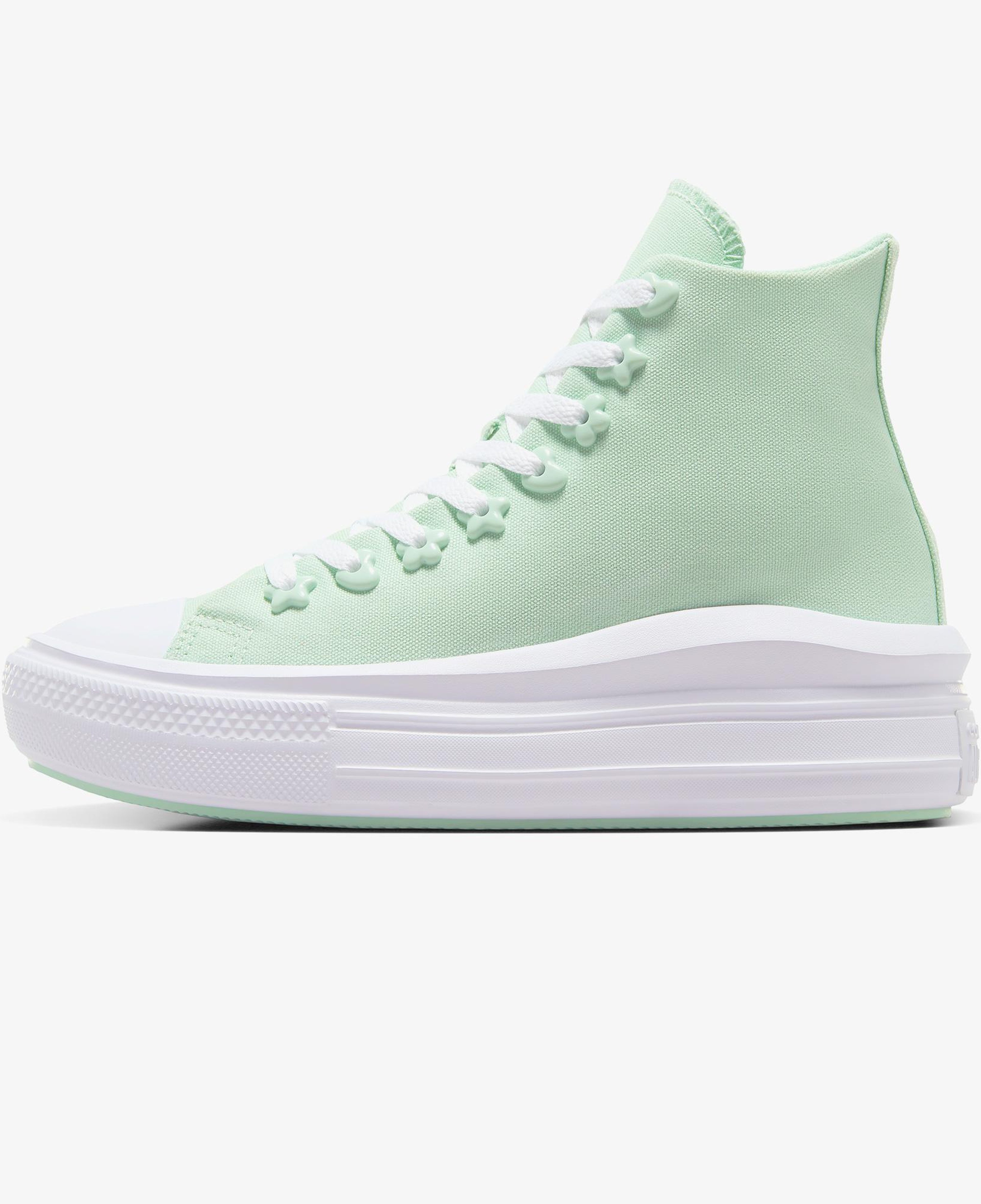Converse Chuck Taylor All Star Motion Platform Stars Kadın Yeşil Sneaker