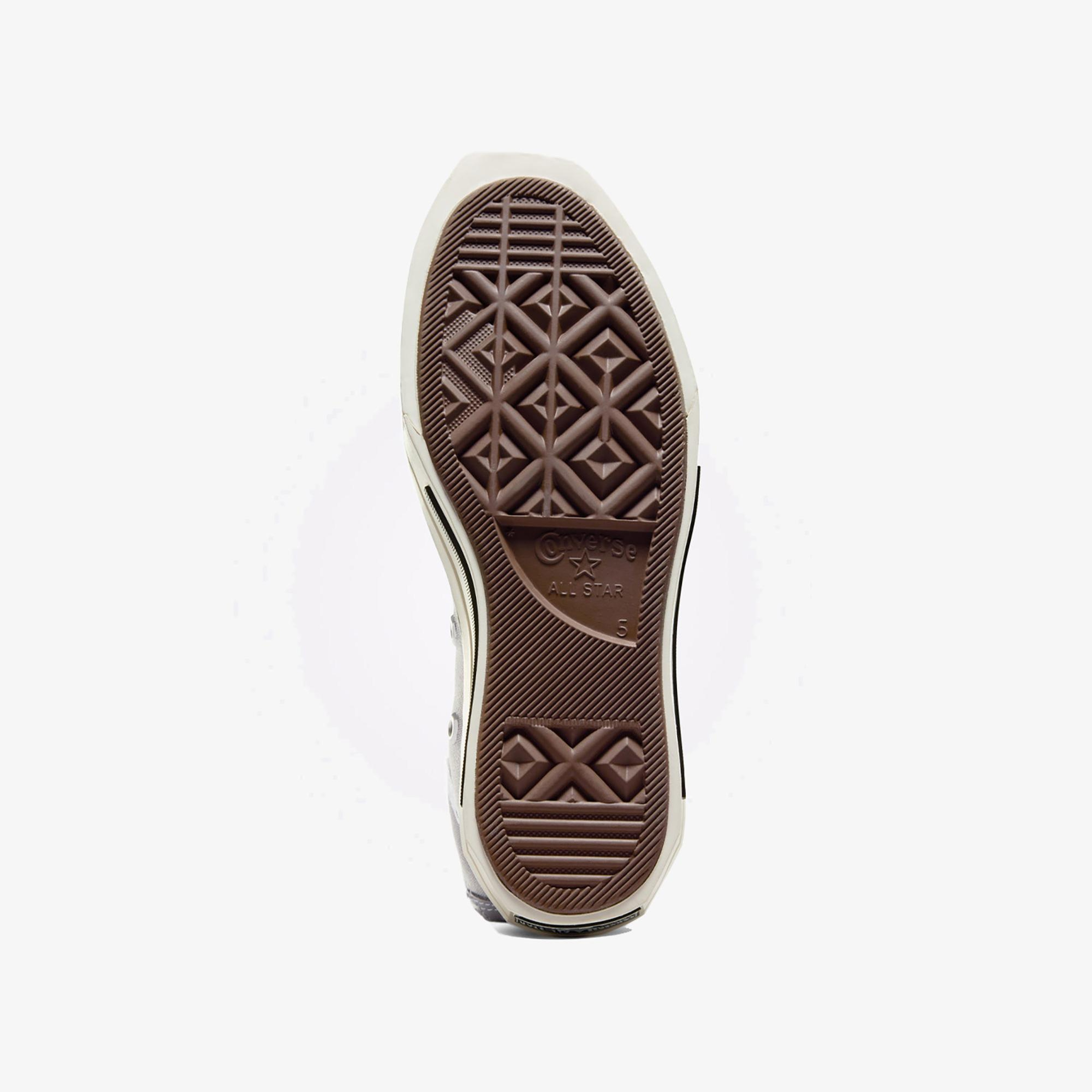 Converse Chuck 70 De Luxe Squared Unisex Gri Platform Sneaker