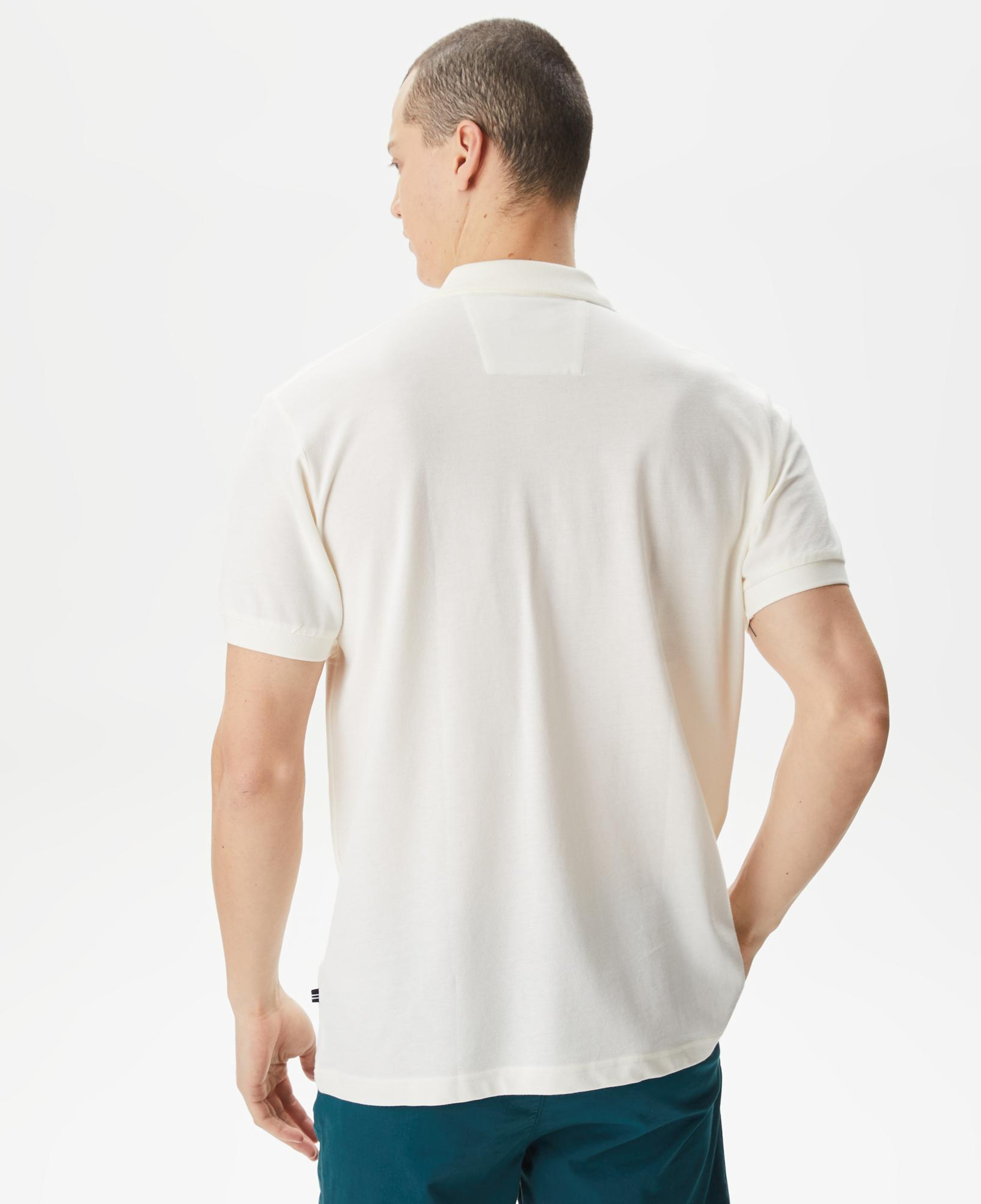 Nautica Erkek Ekru Classic Fit Polo Yaka T-Shirt
