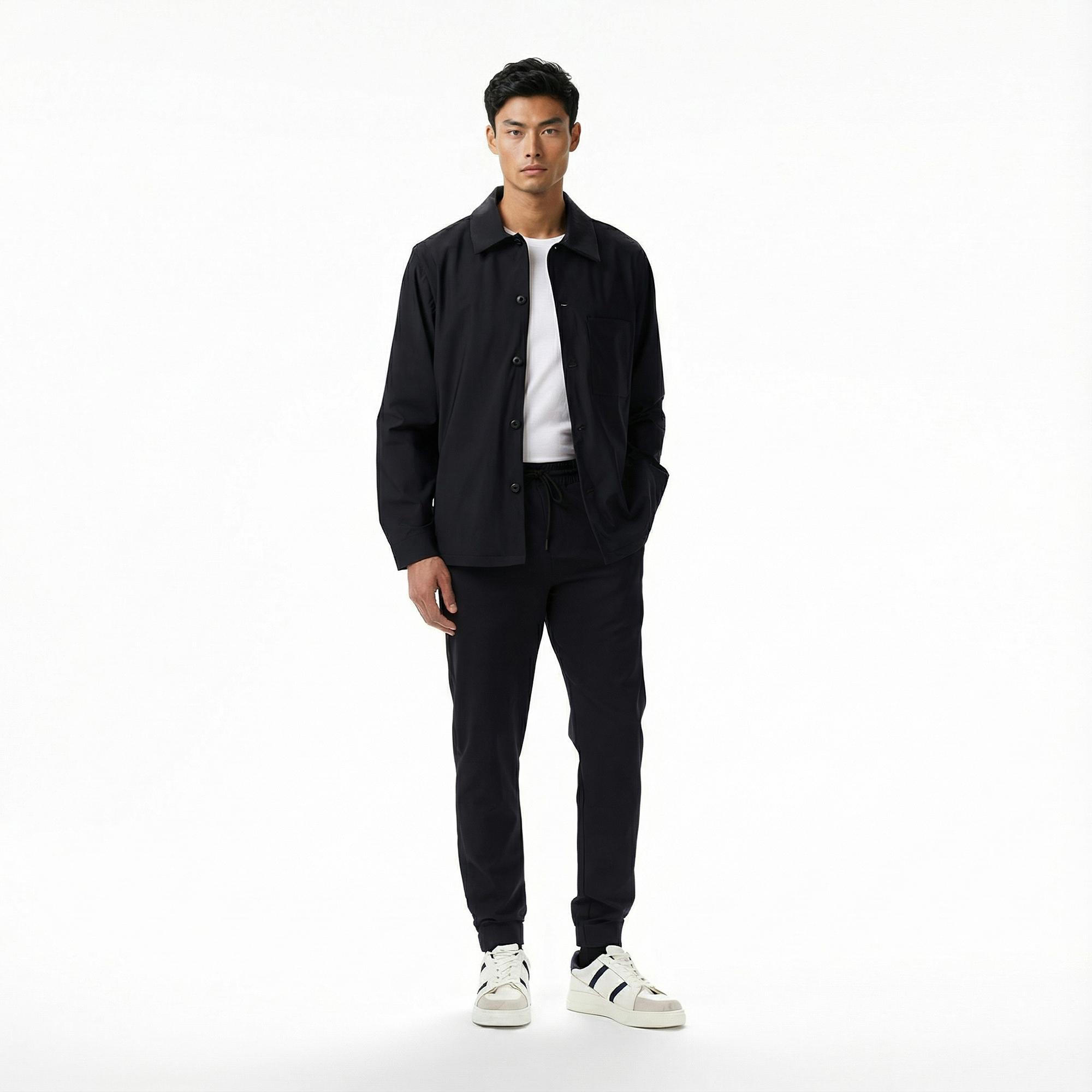 Nautica Erkek Siyah Regular Fit Gömlek