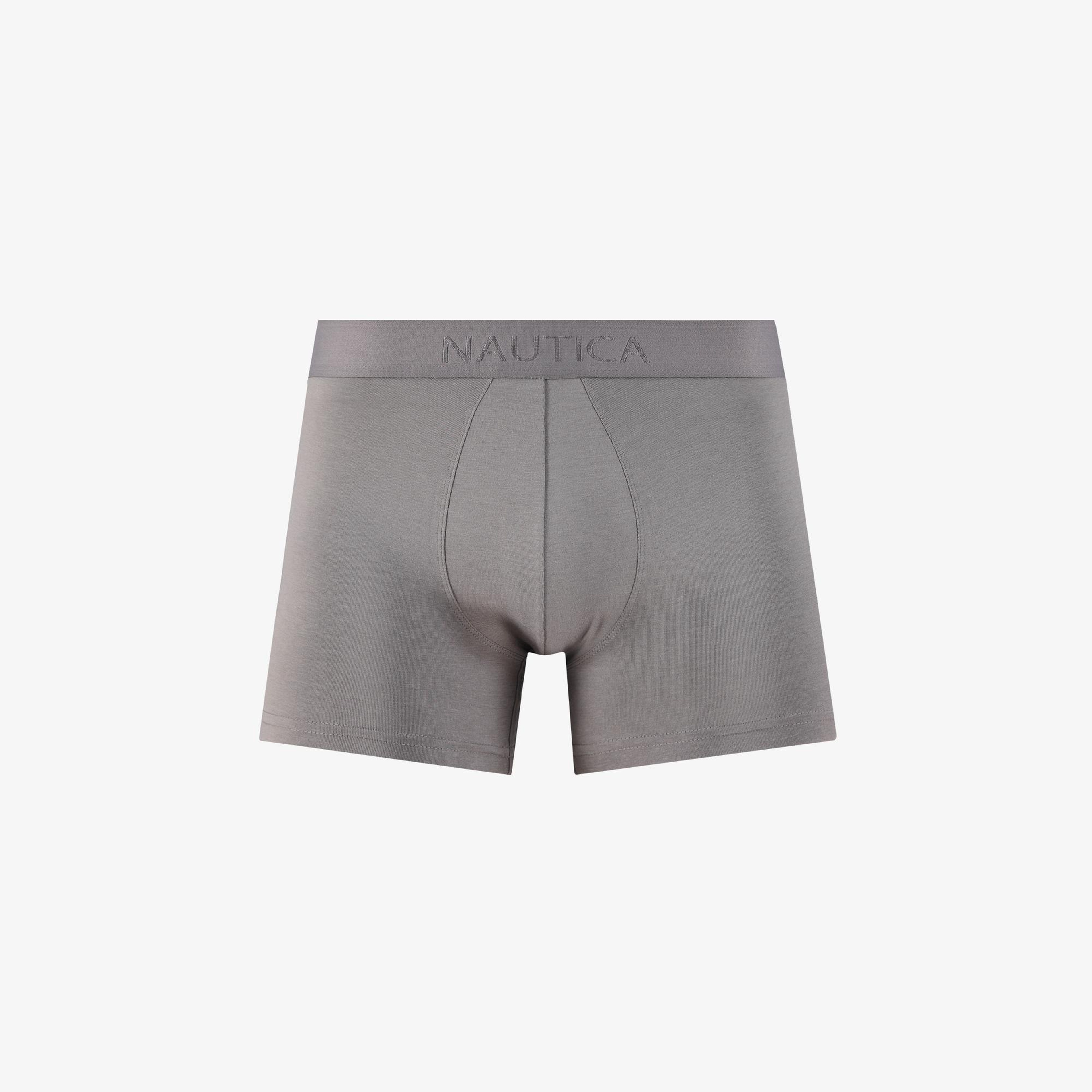 Nautica Erkek Gri Standart Fit 2'li Modal Karışımlı Boxer