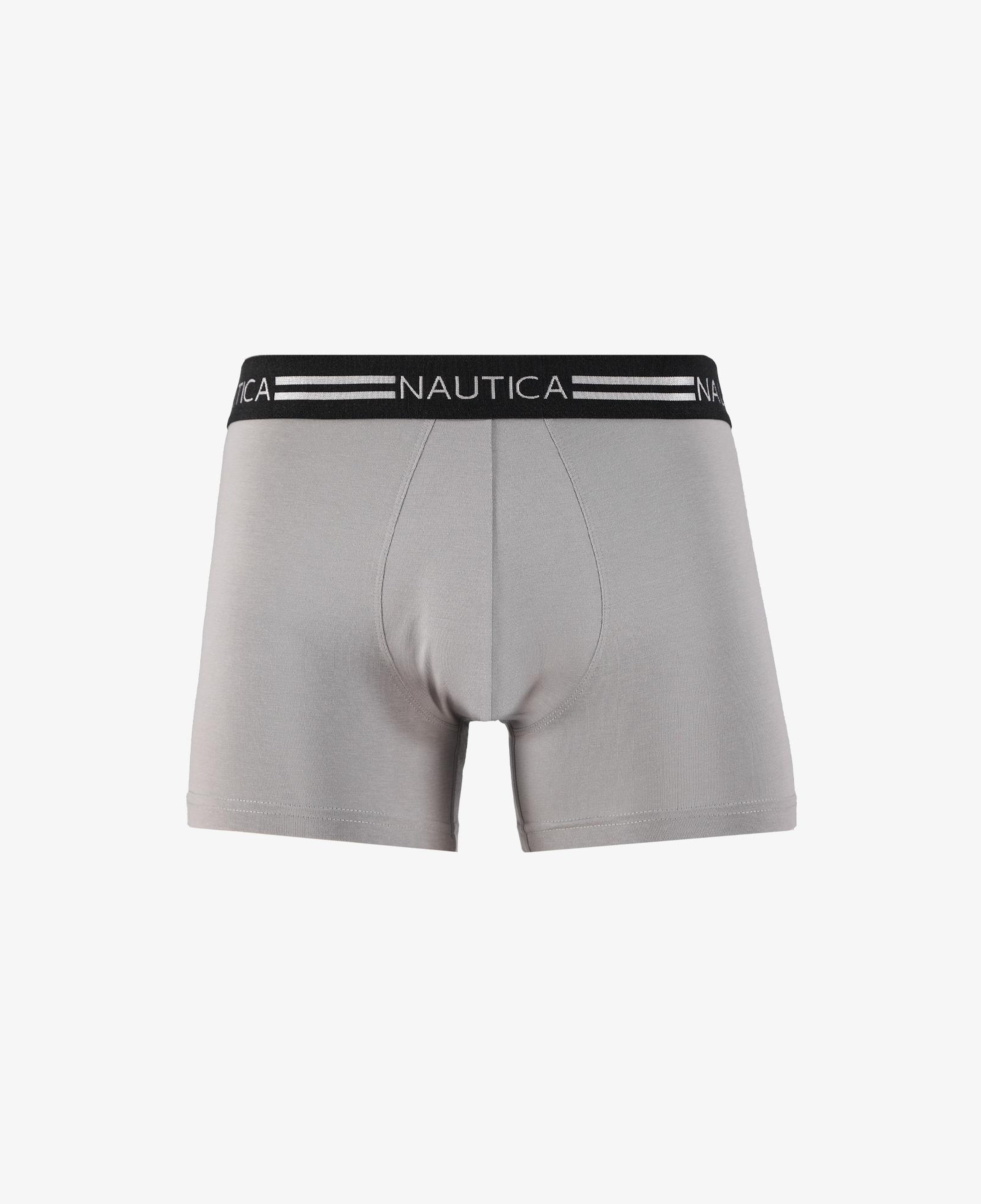 Nautica Erkek Gri Standart Fit 2'li Modal Karışımlı Boxer