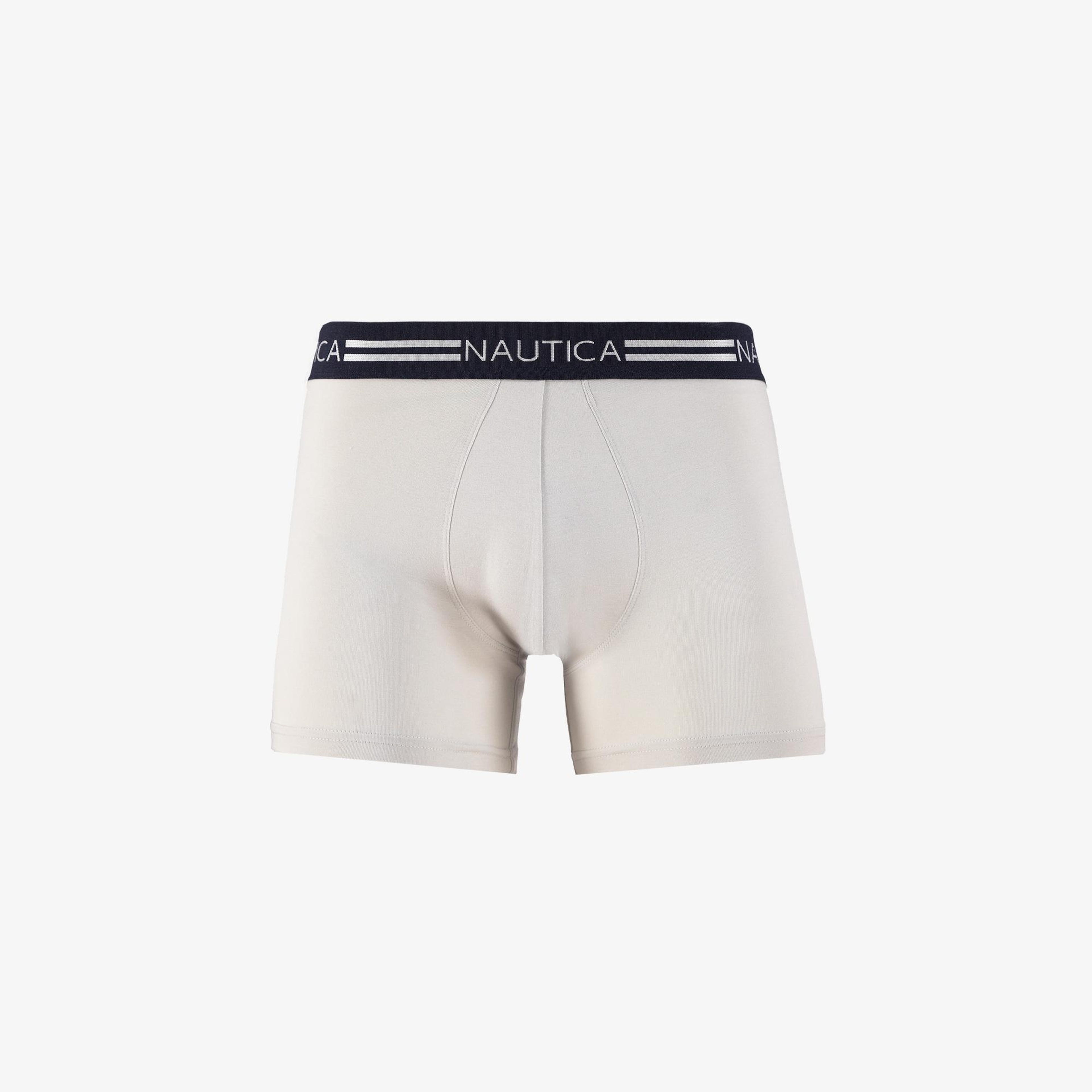 Nautica Erkek Gri Standart Fit 2'li Modal Karışımlı Boxer