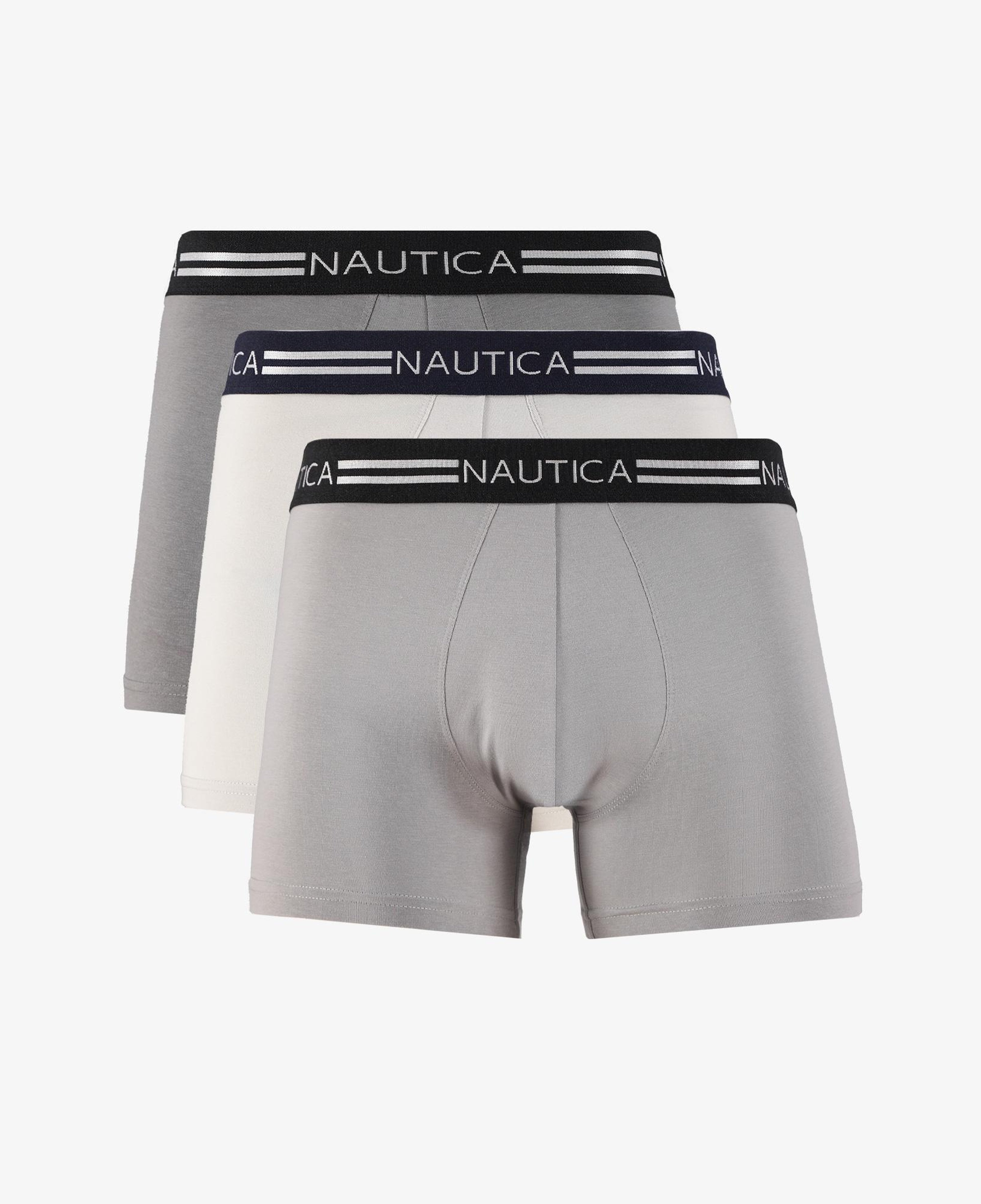 Nautica Erkek Gri Standart Fit 2'li Modal Karışımlı Boxer