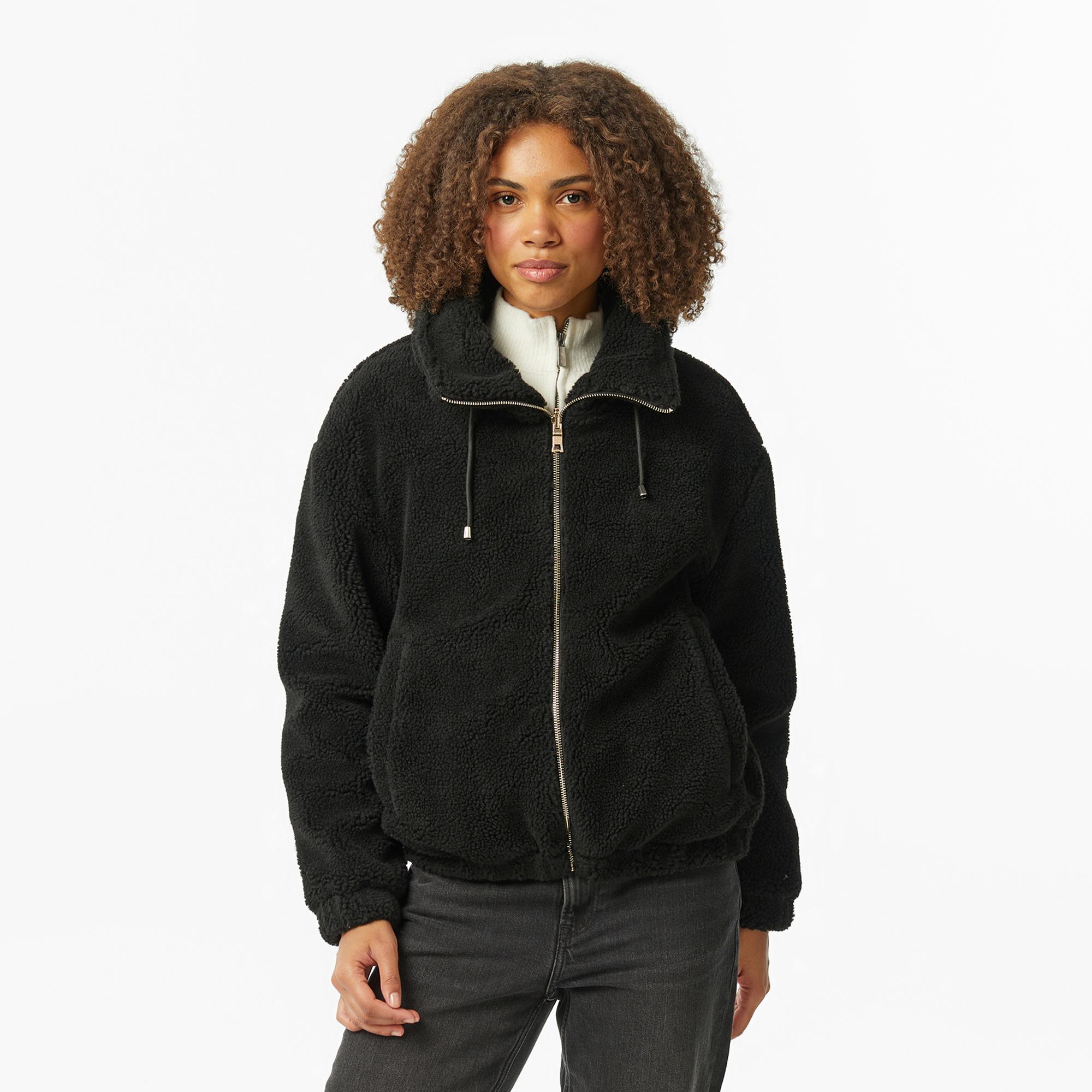 Nautica Kadın Siyah Regular Fit Çift Taraflı Mont