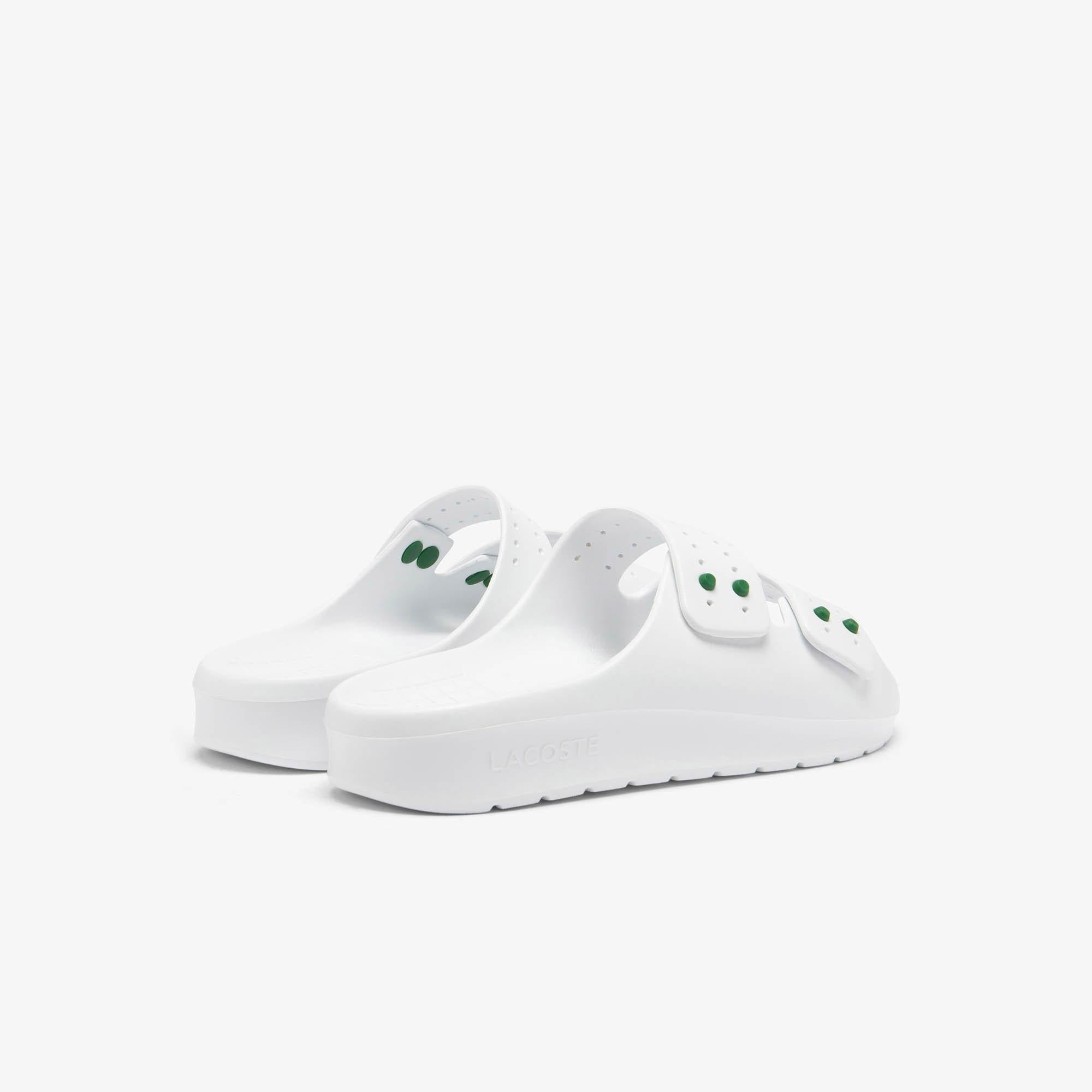 Lacoste Serve Strap Kadın Beyaz Terlik