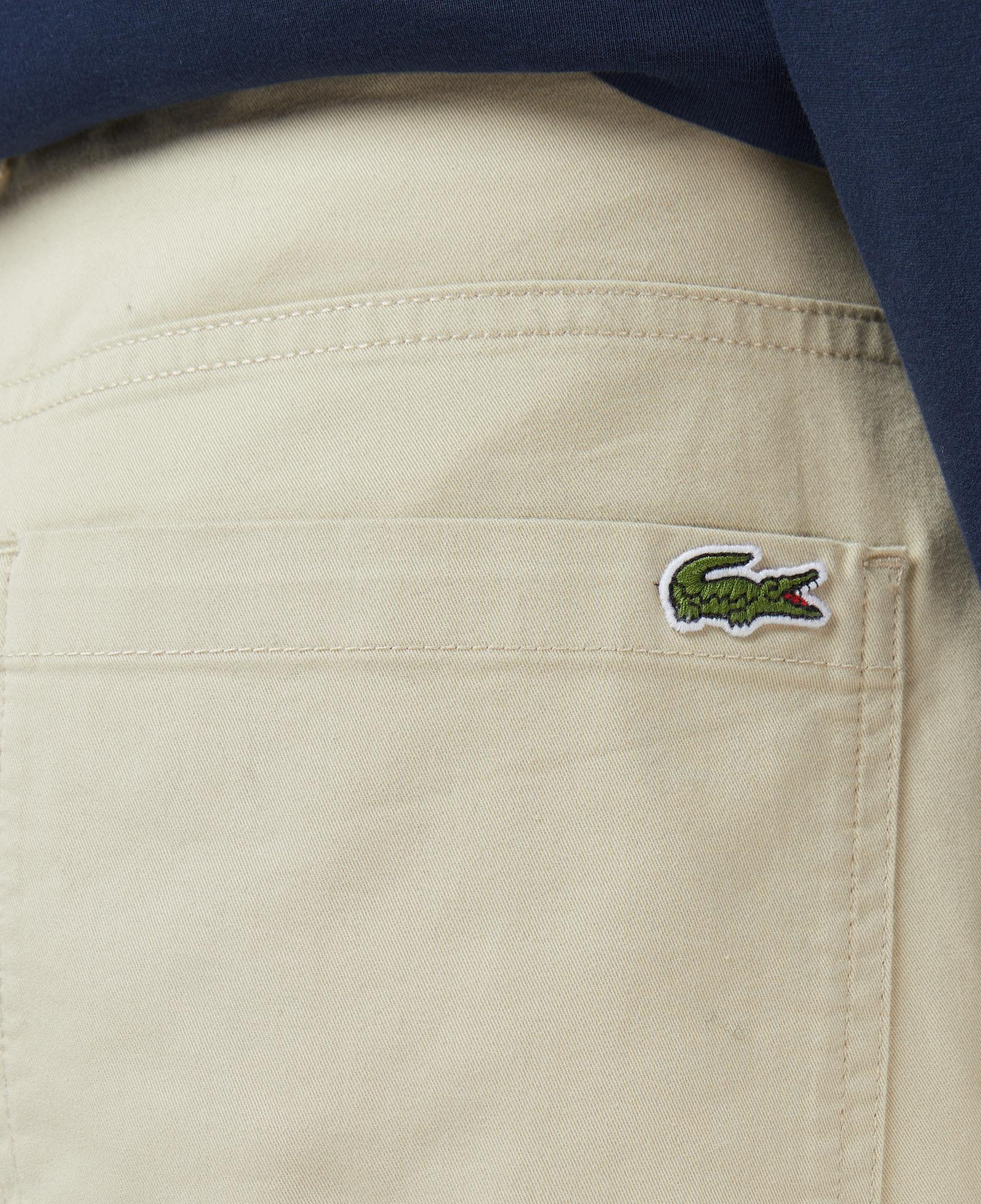 Erkek Relaxed Fit Desenli Bej Pantolon