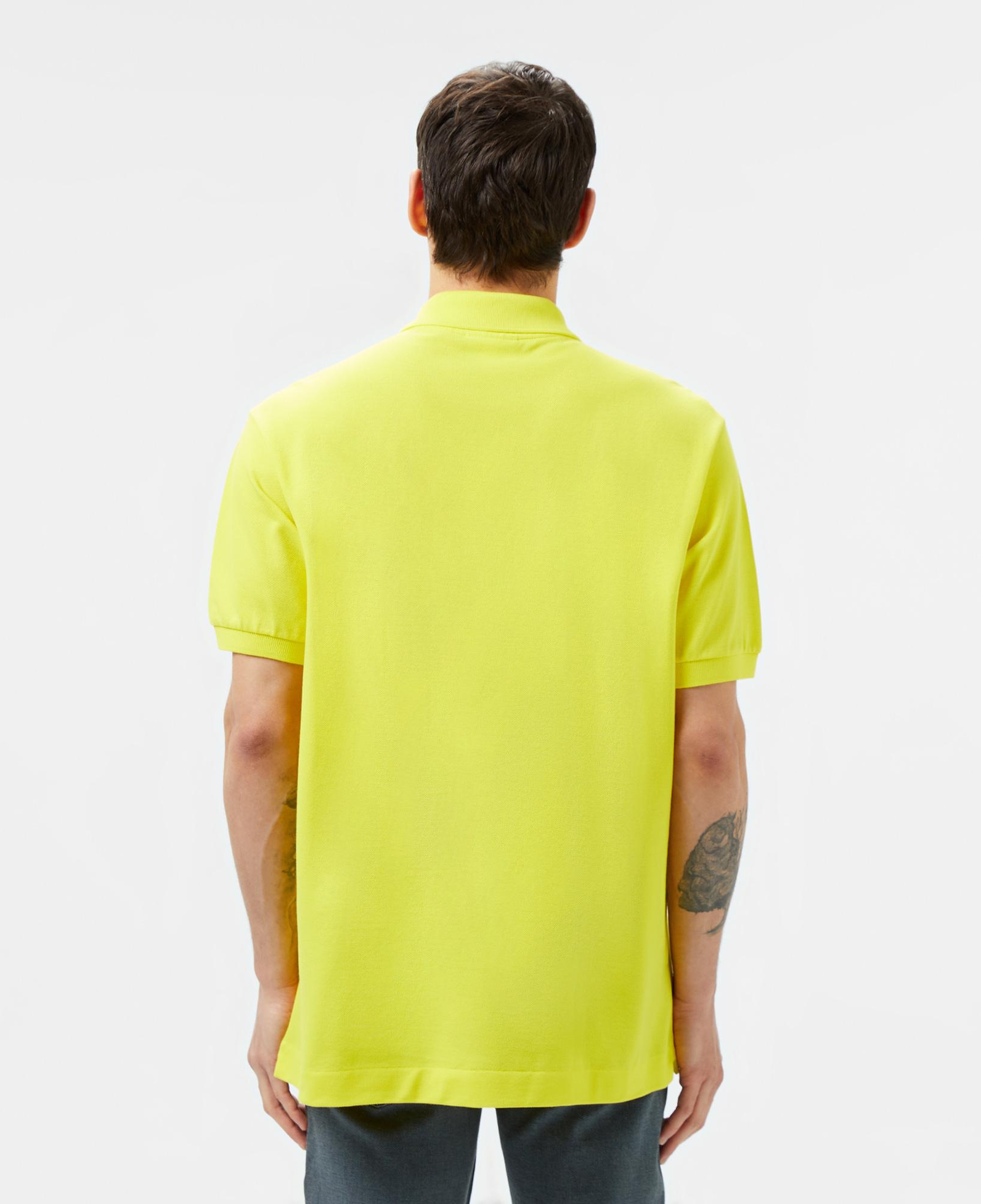 L.12.12 Erkek Classic Fit Sarı Polo