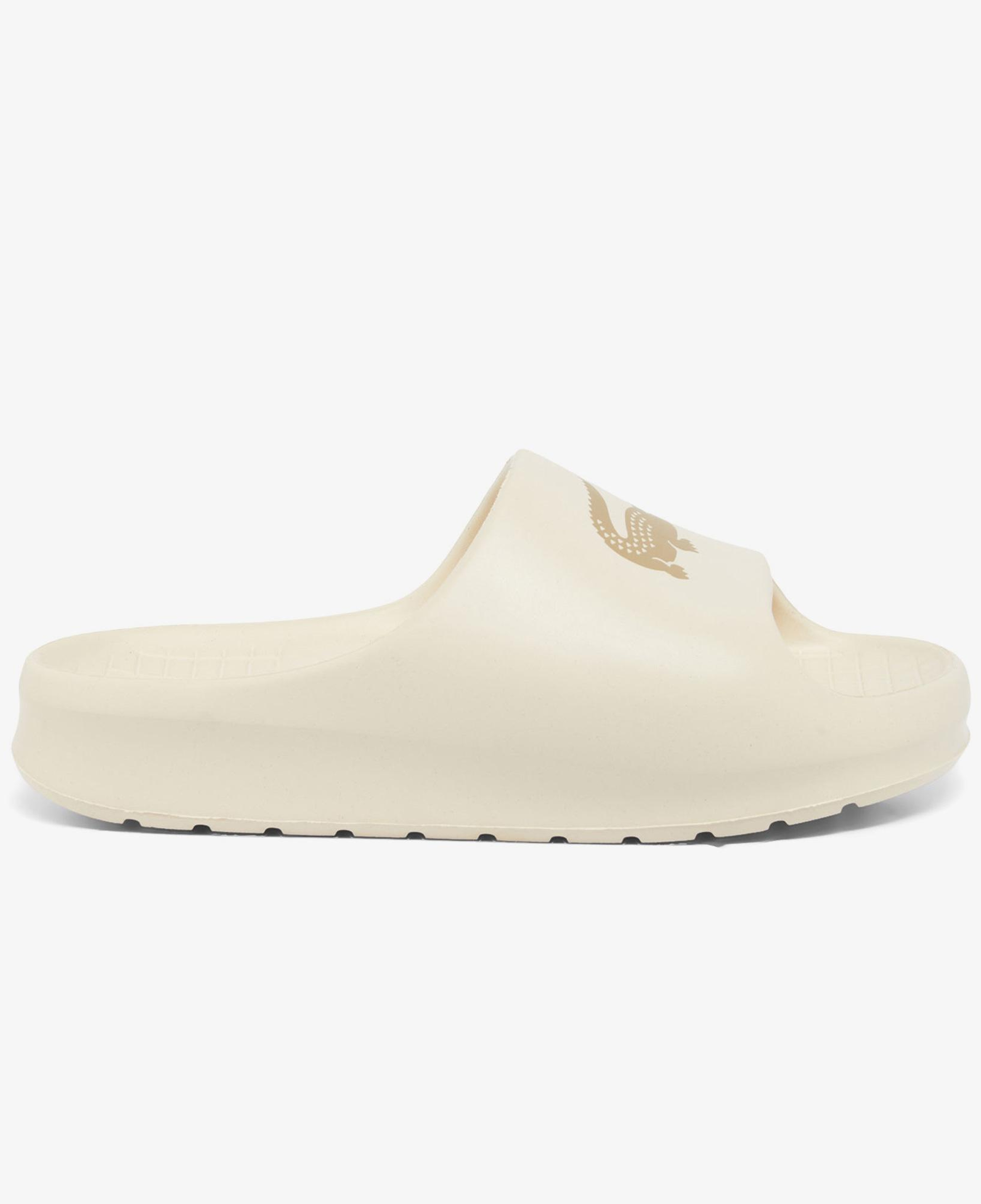 Lacoste Croco 2.0 Kadın Krem Terlik