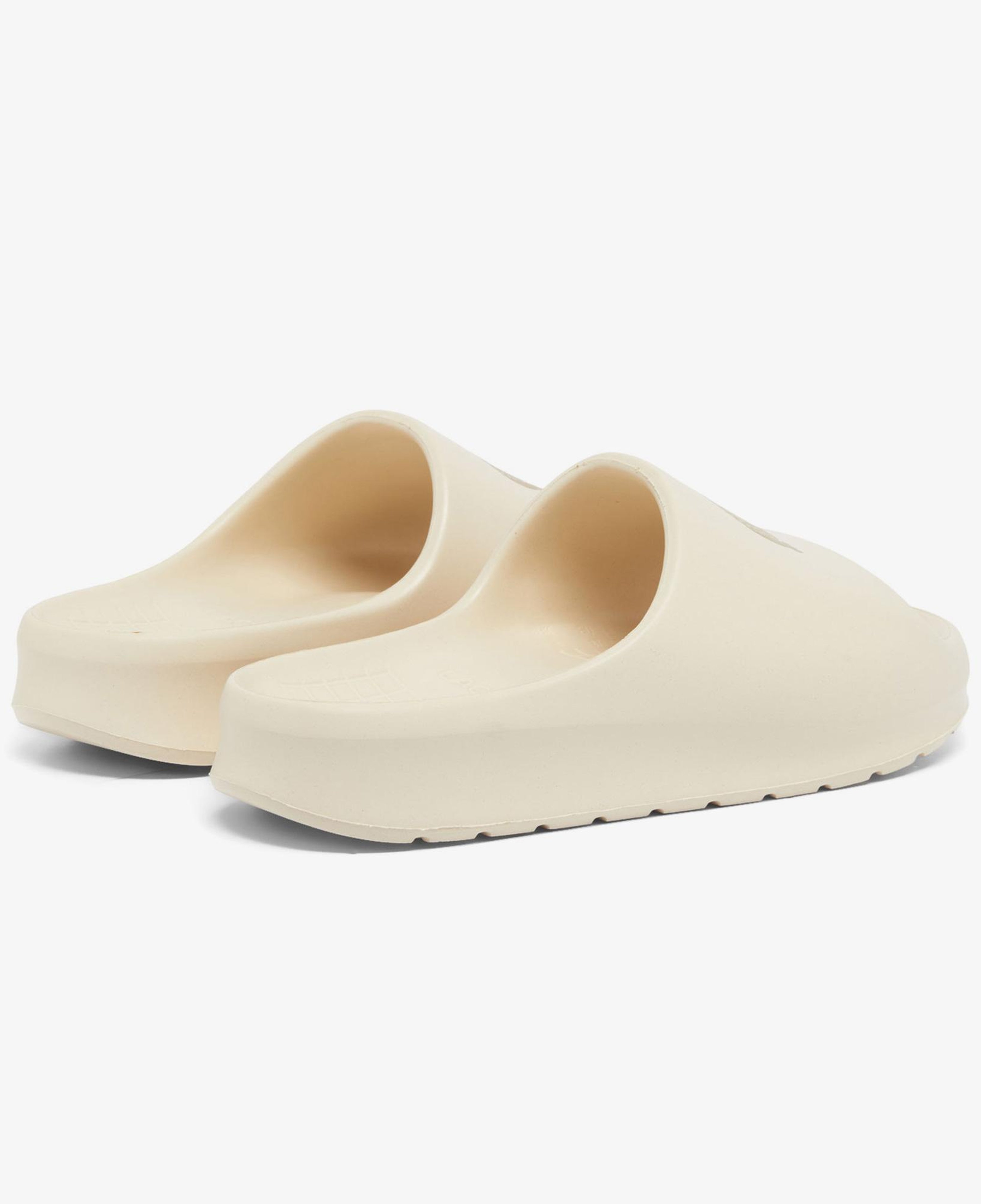 Lacoste Croco 2.0 Kadın Krem Terlik