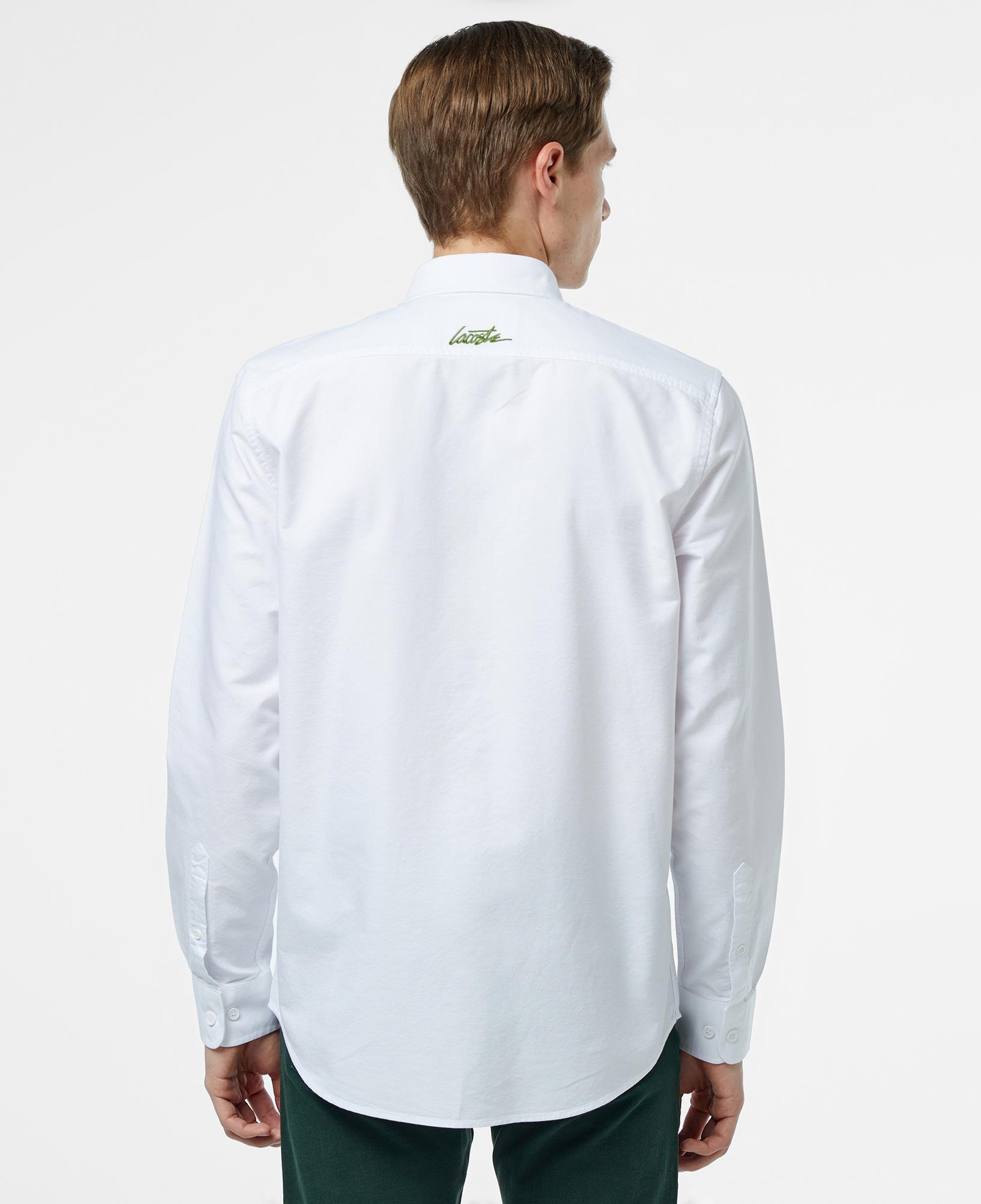 Erkek Slim Fit Beyaz Gömlek