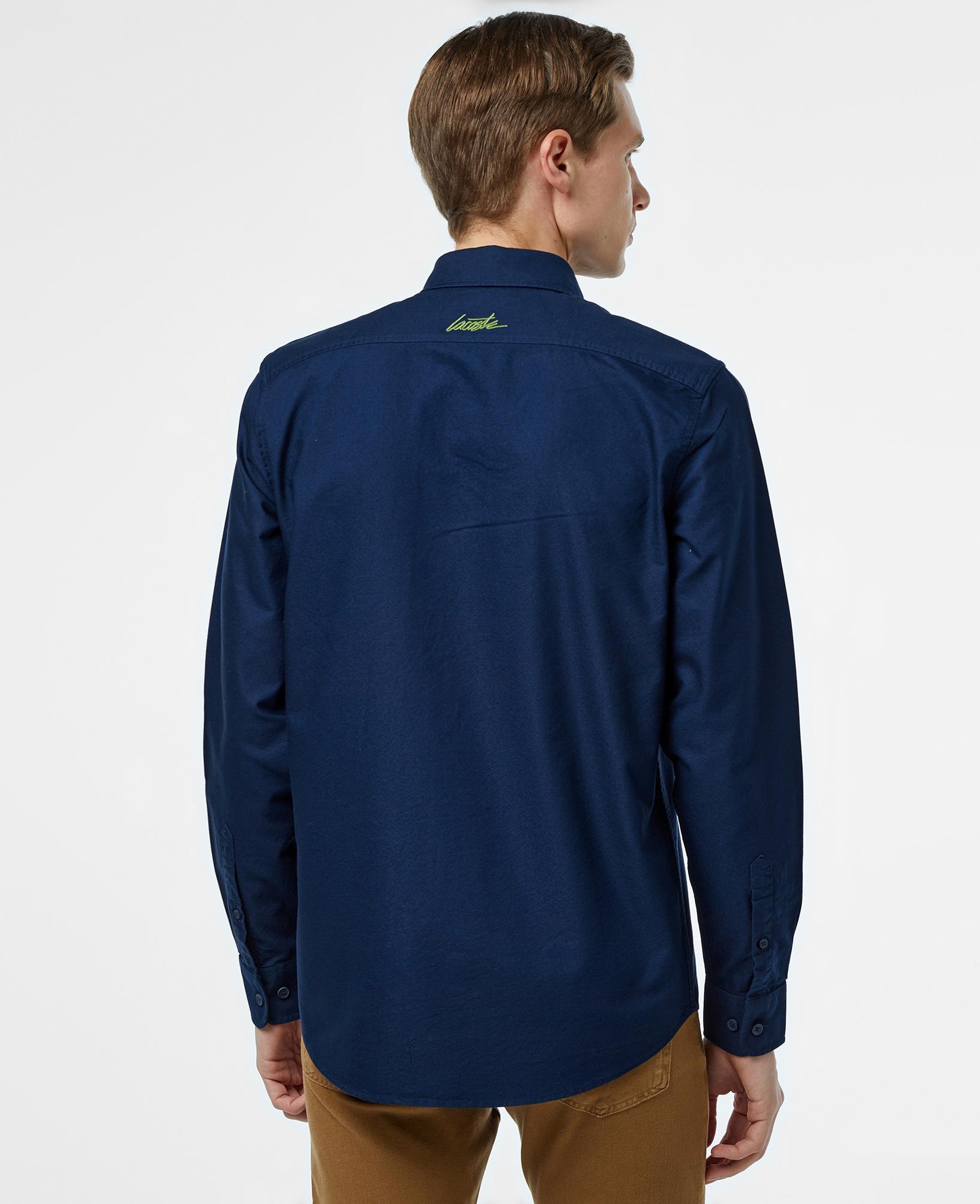 Erkek Slim Fit Lacivert Gömlek