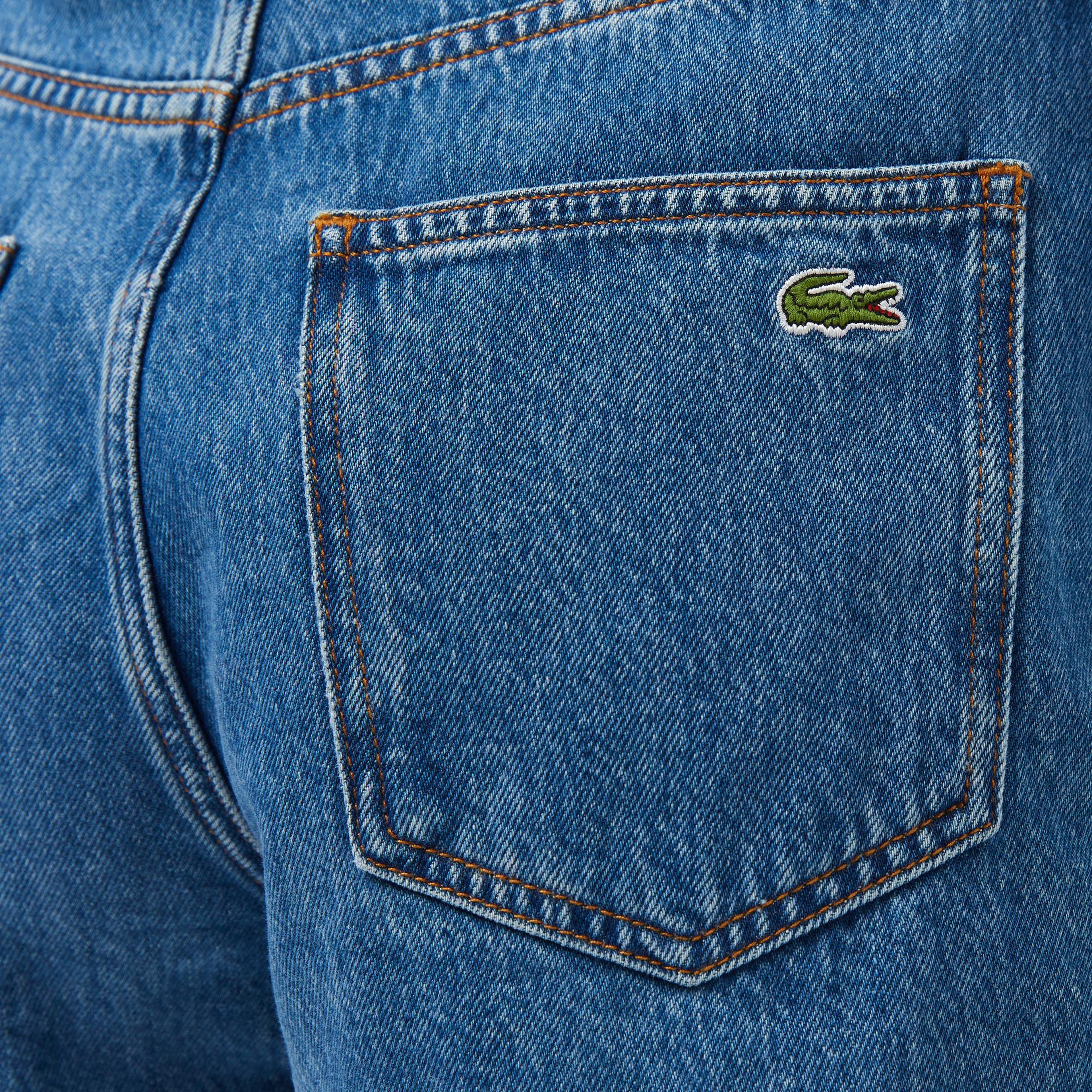 Kadın Regular Fit Denim Koyu Mavi Şort