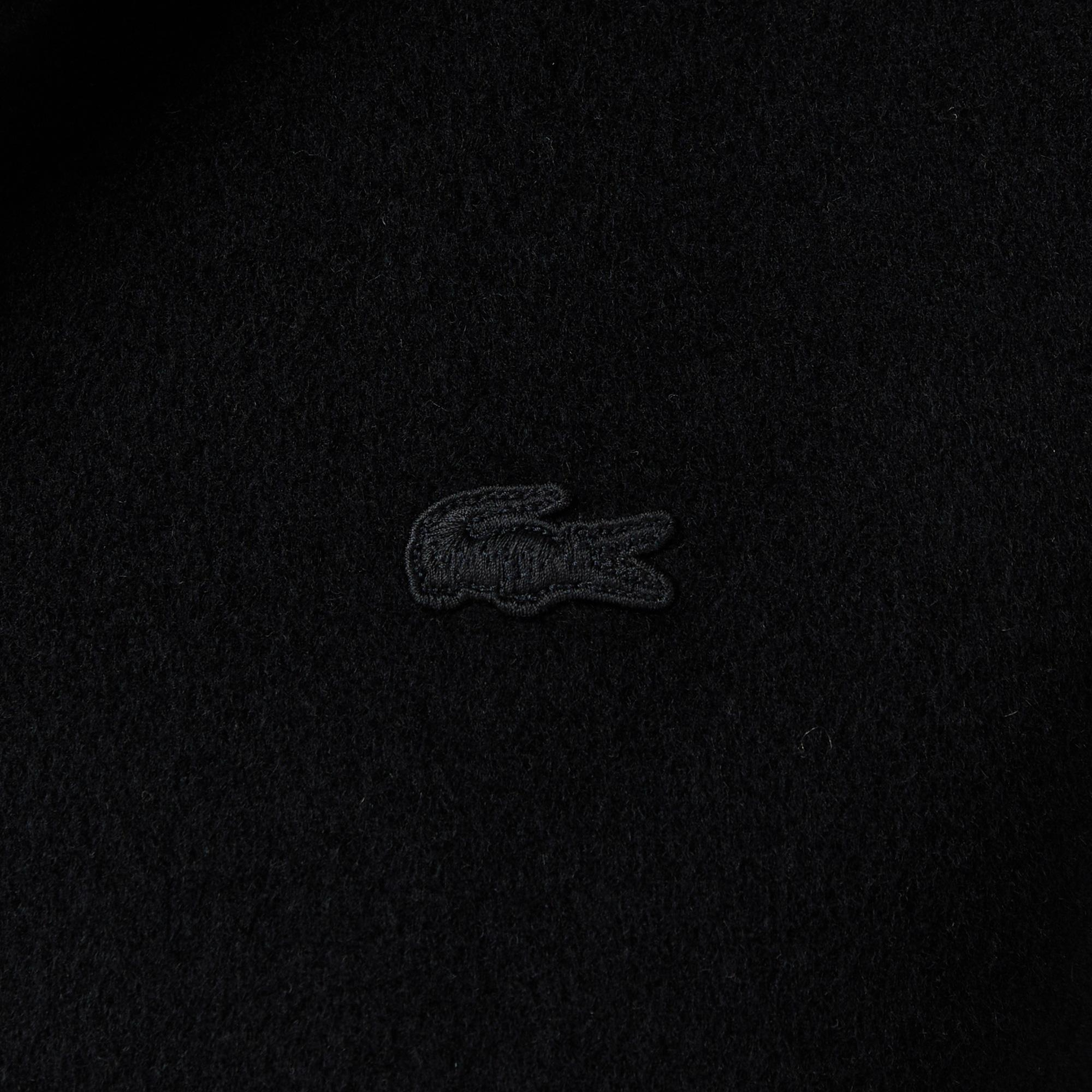 Lacoste Kadın Kapüşonlu Siyah Mont