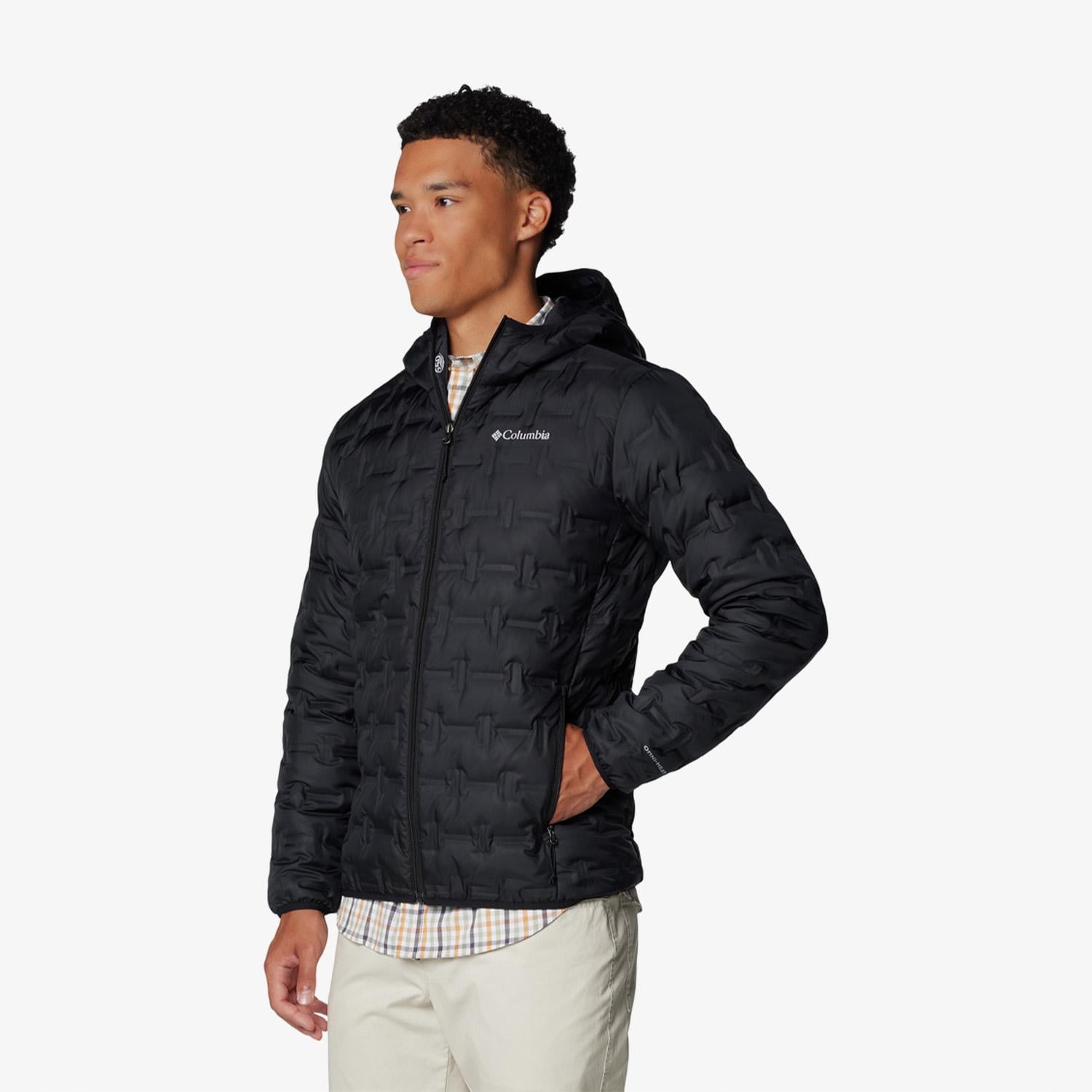 Columbia Delta Ridge Down II Erkek Siyah Outdoor Mont