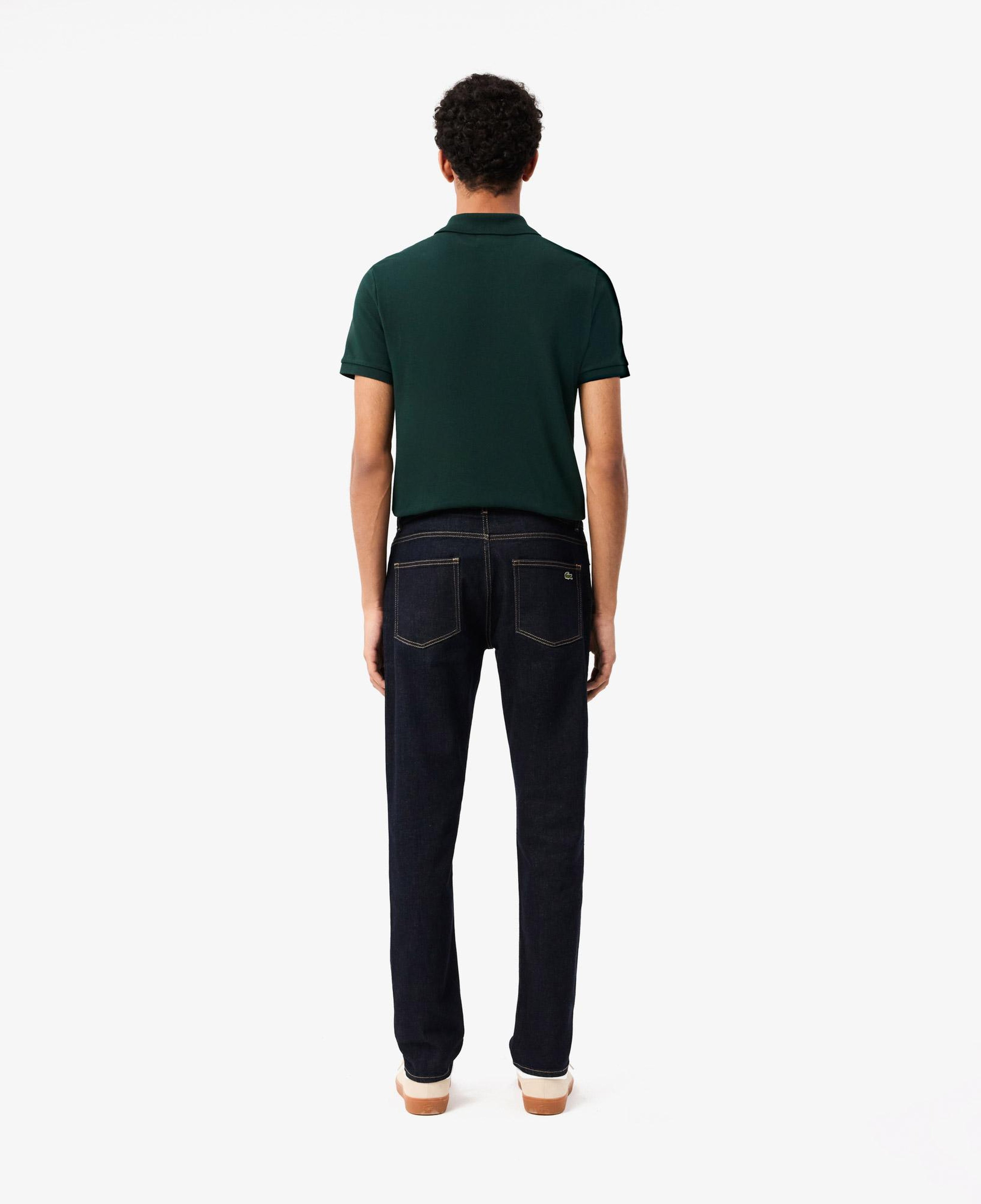 Erkek Slim Fit Koyu Mavi Jean Pantolon