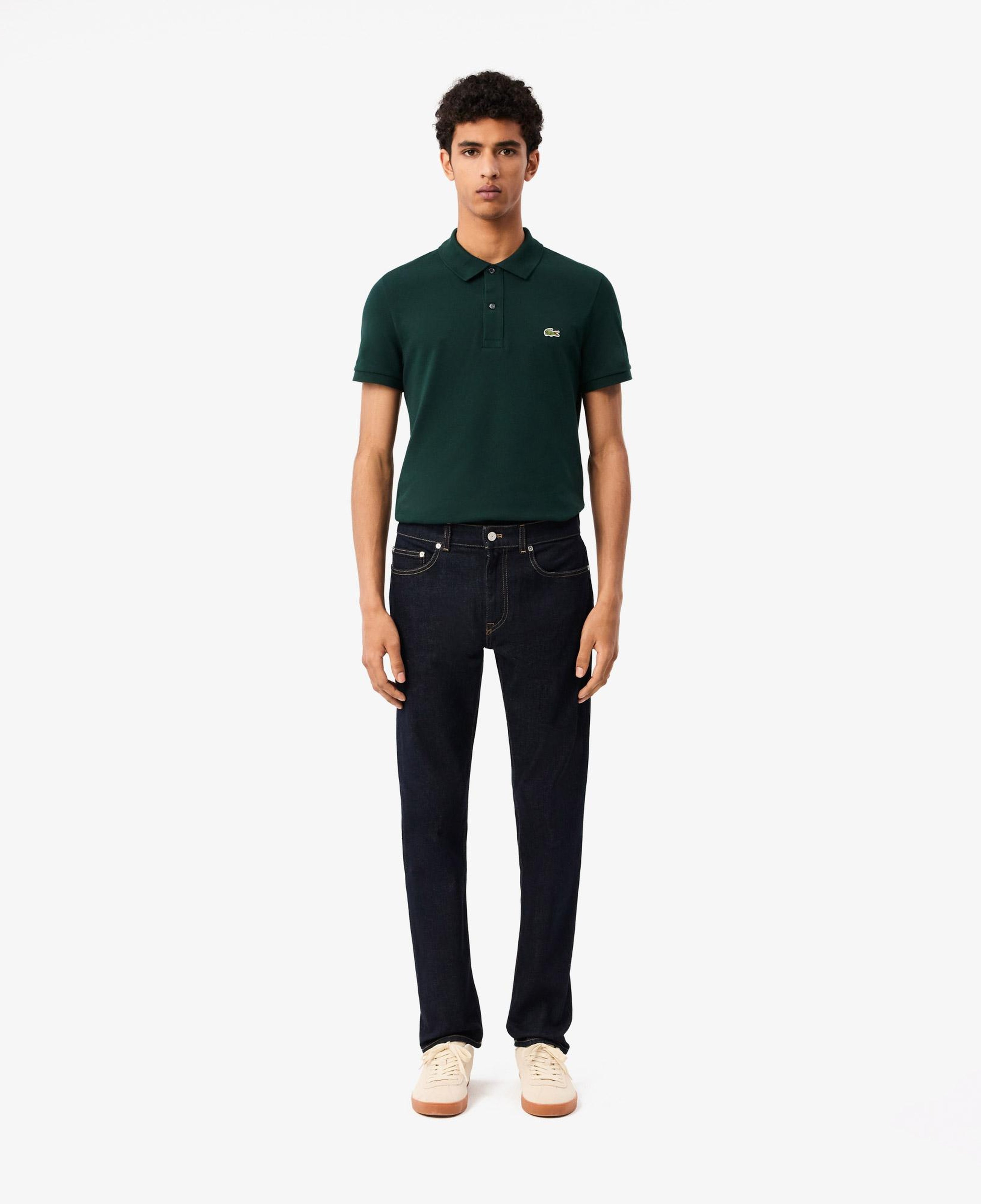 Erkek Slim Fit Koyu Mavi Jean Pantolon