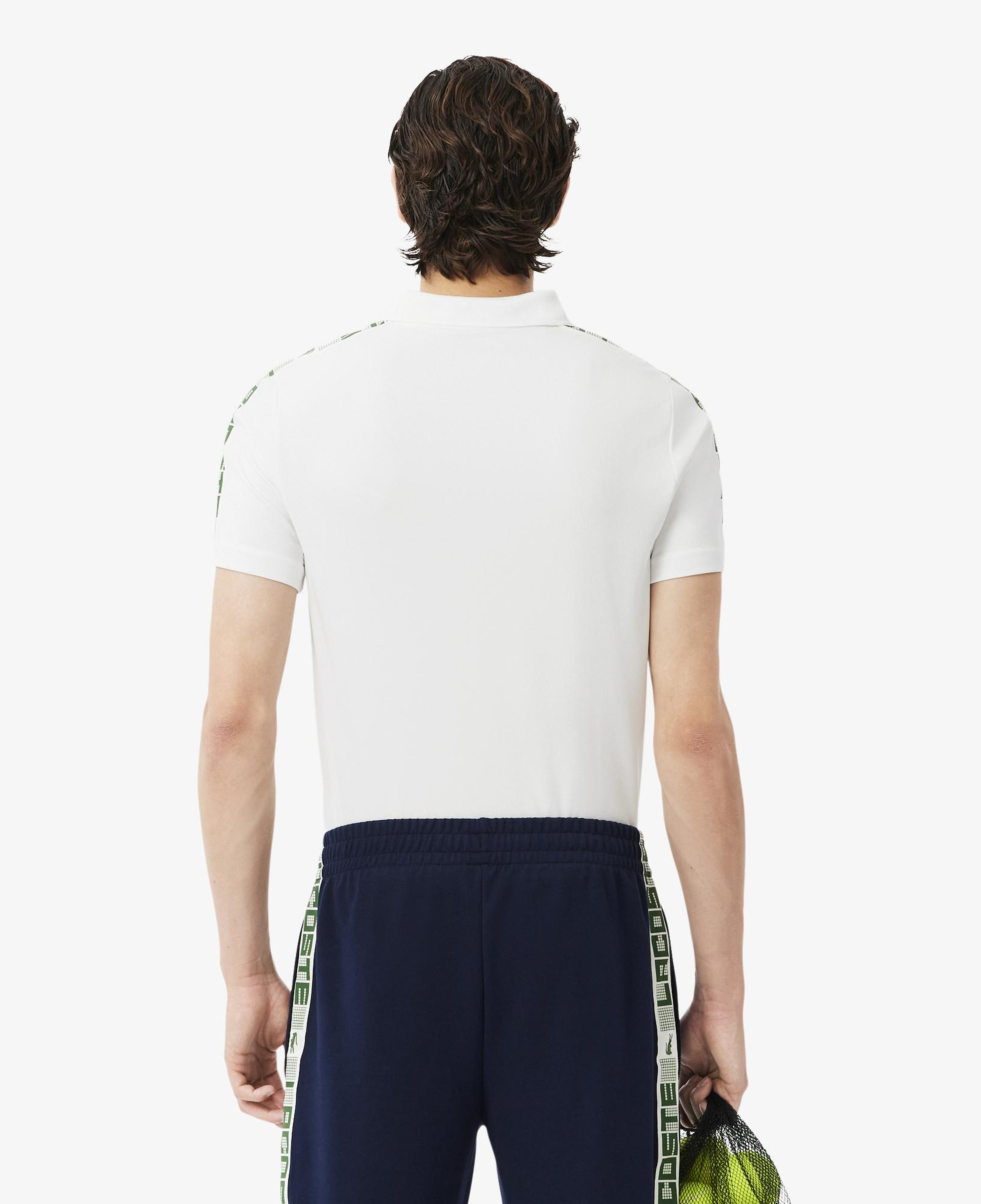 SPORT Erkek Regular Fit Baskılı Beyaz Polo