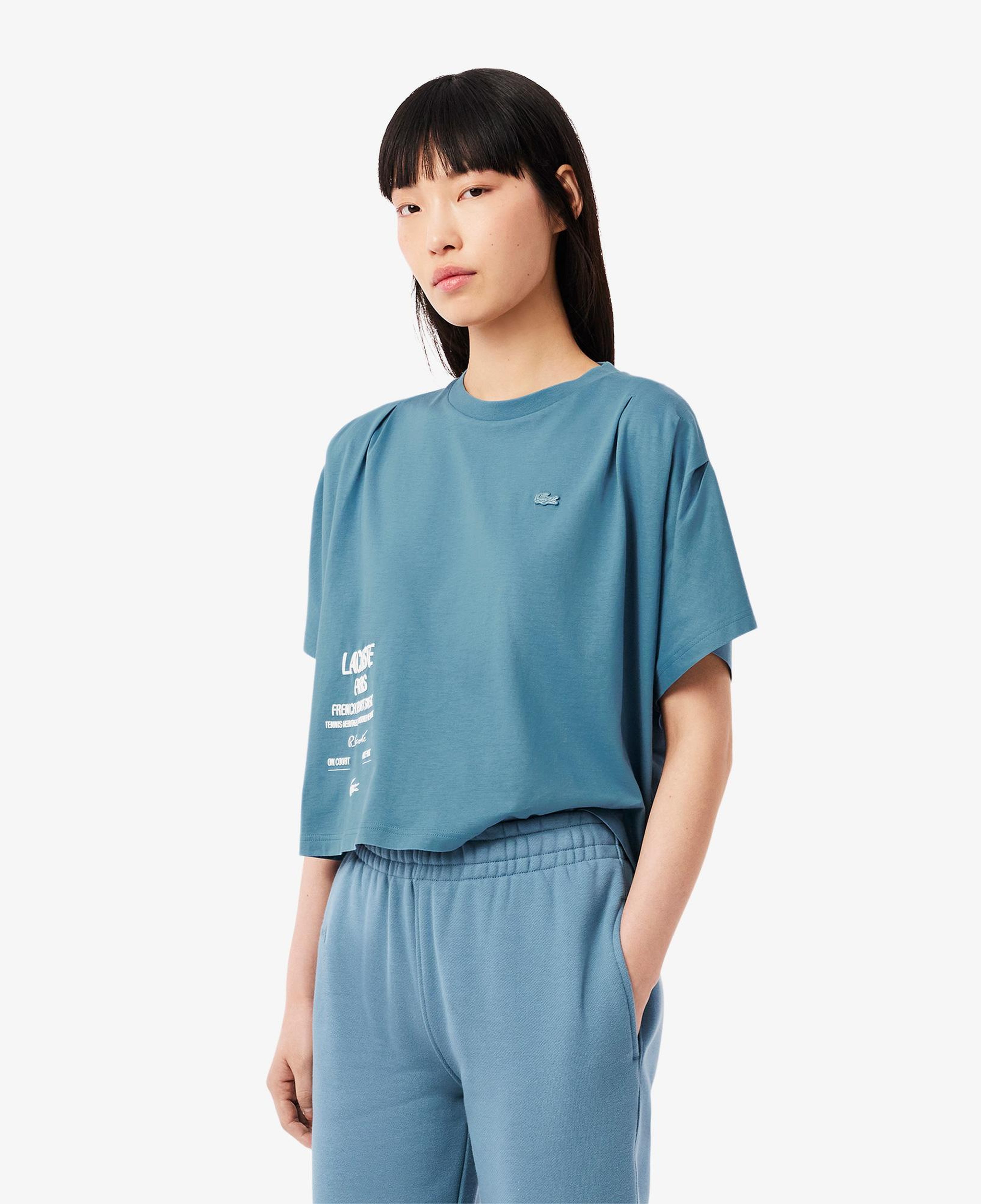 Lacoste Batwing Kadın Mavi T-Shirt