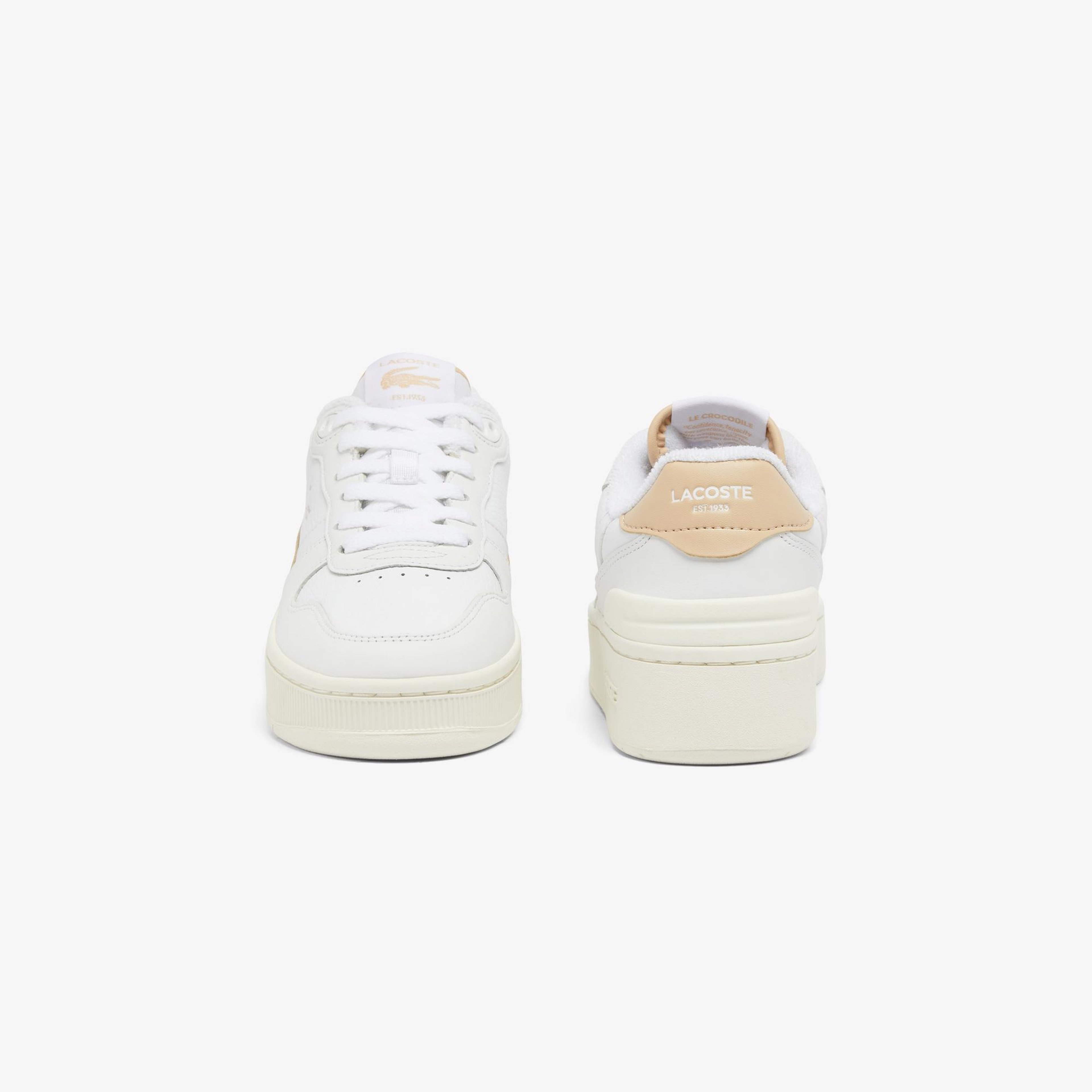 Lacoste T-Clip Platform Kadın Krem Sneaker