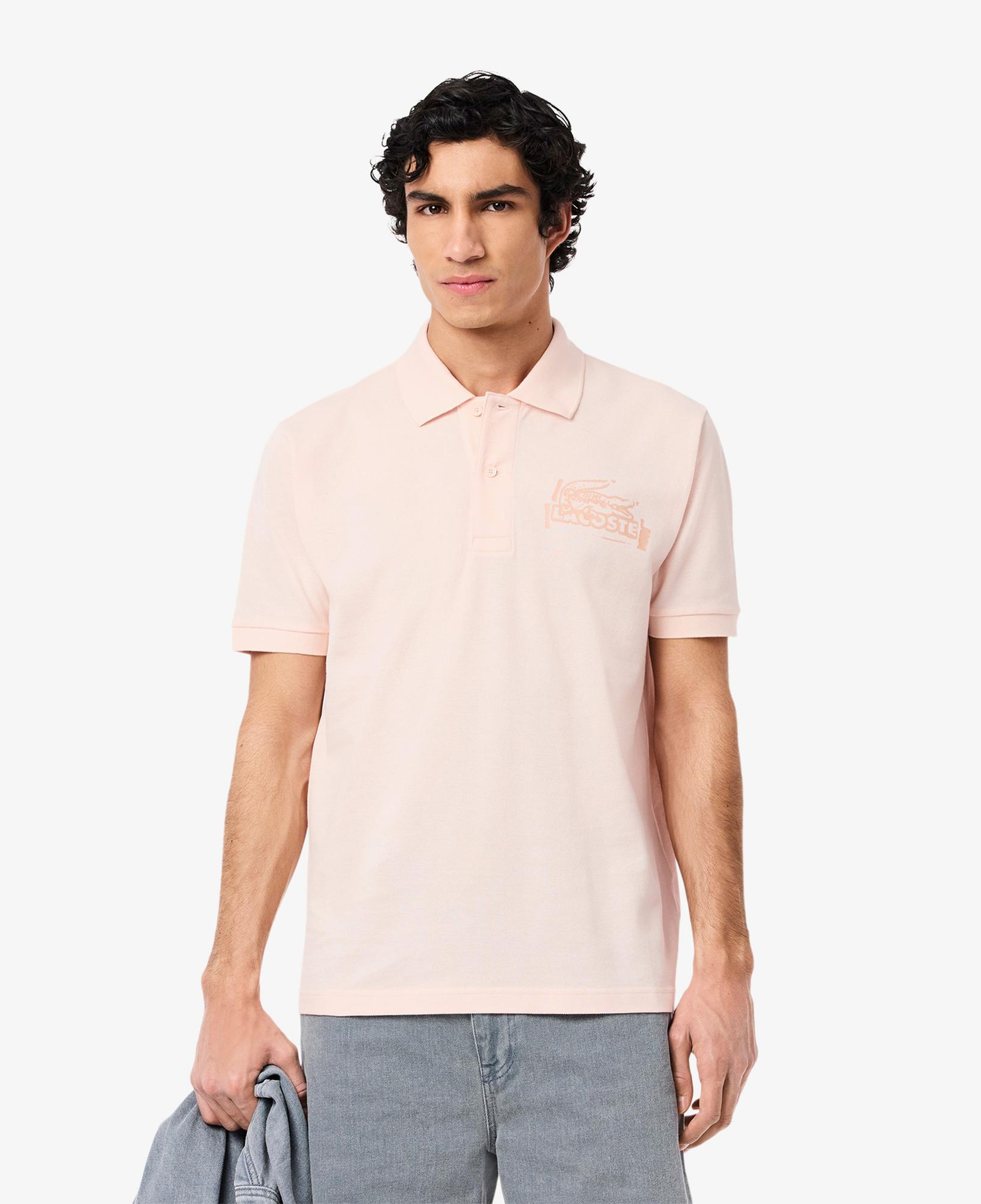 Lacoste L.12.12 Classic Fit Kadın Pembe Polo
