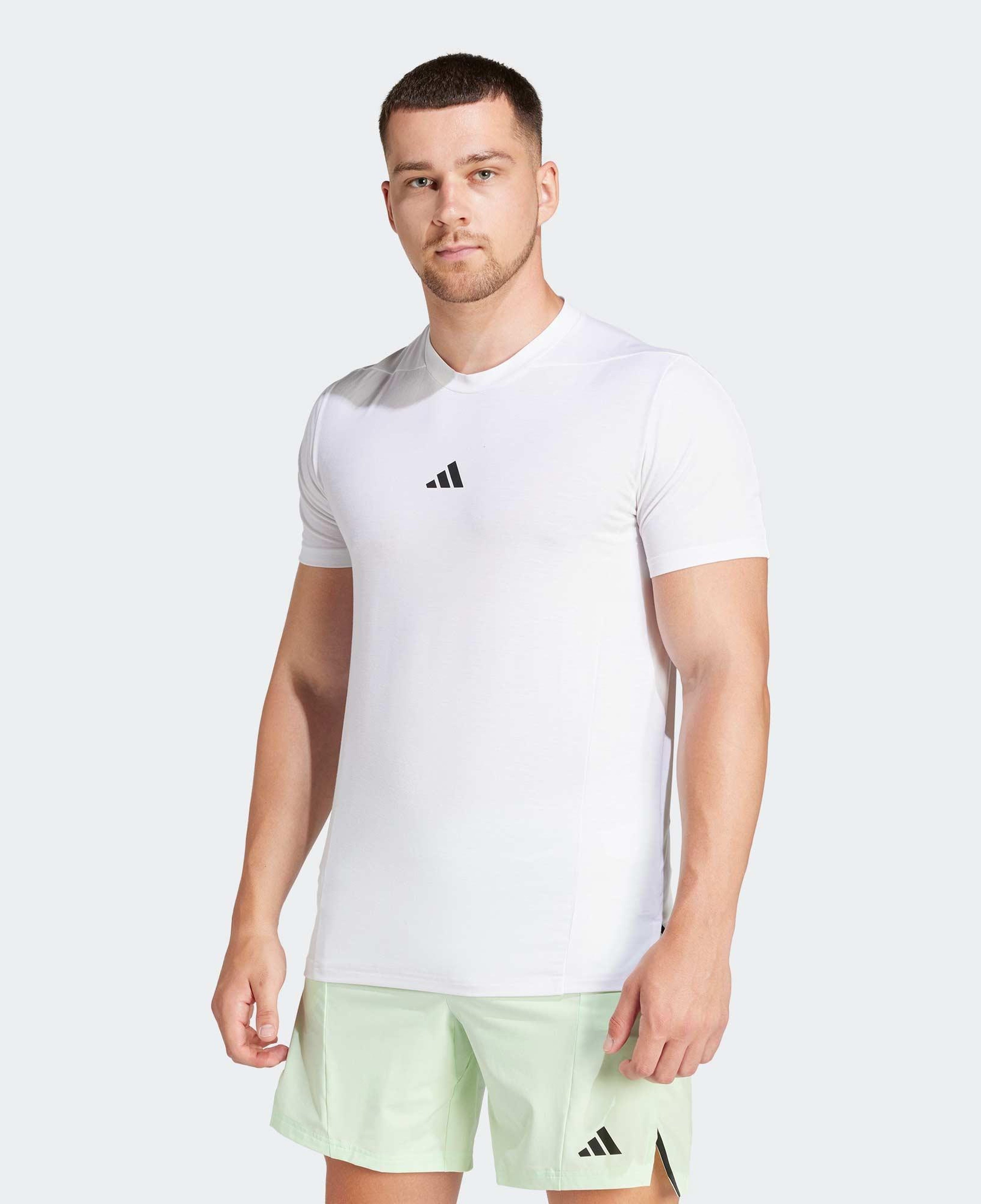 adidas Erkek Beyaz Antrenman T-Shirt