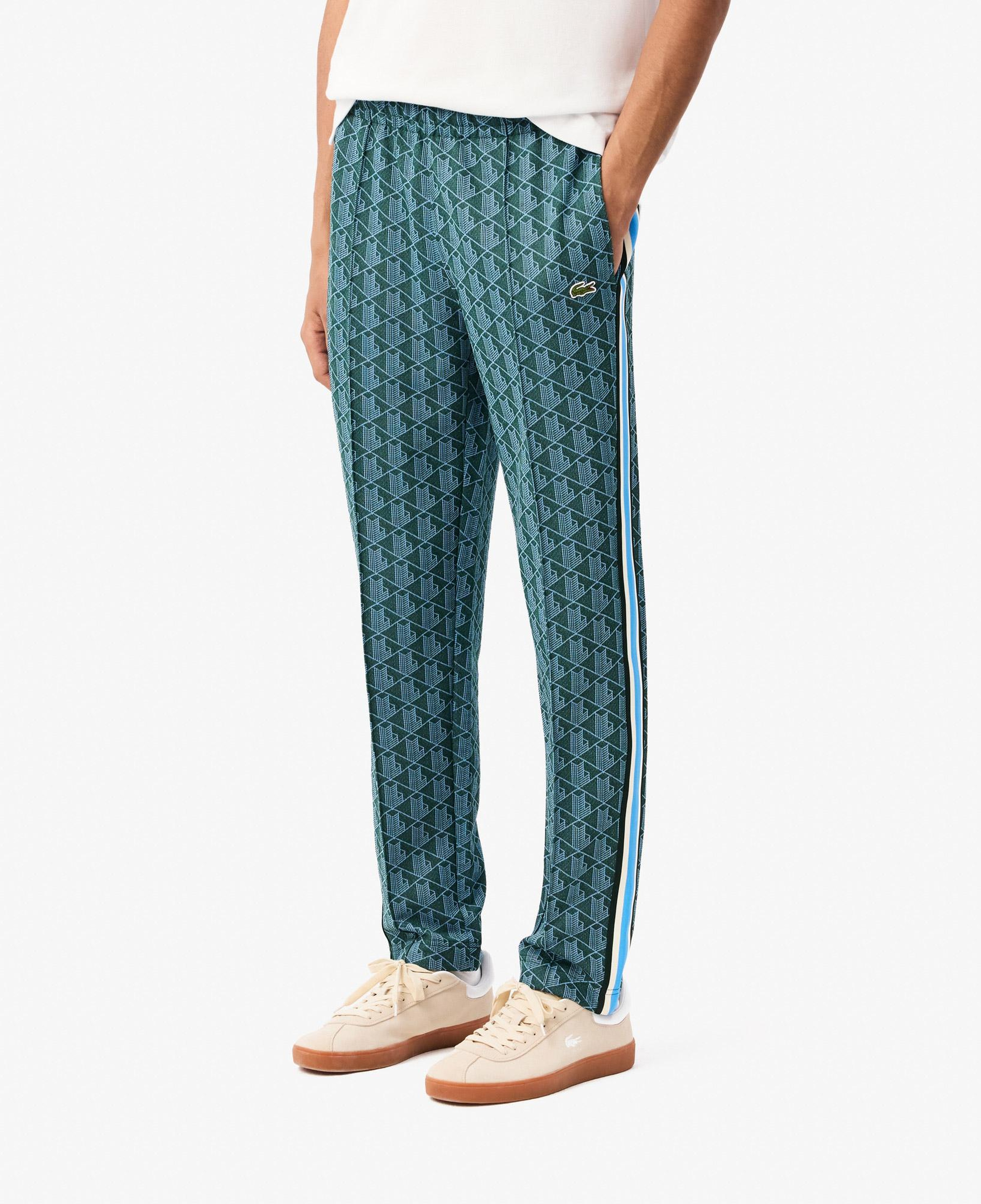 Lacoste Paris Erkek Regular Fit Monogram Yeşil Eşofman Altı