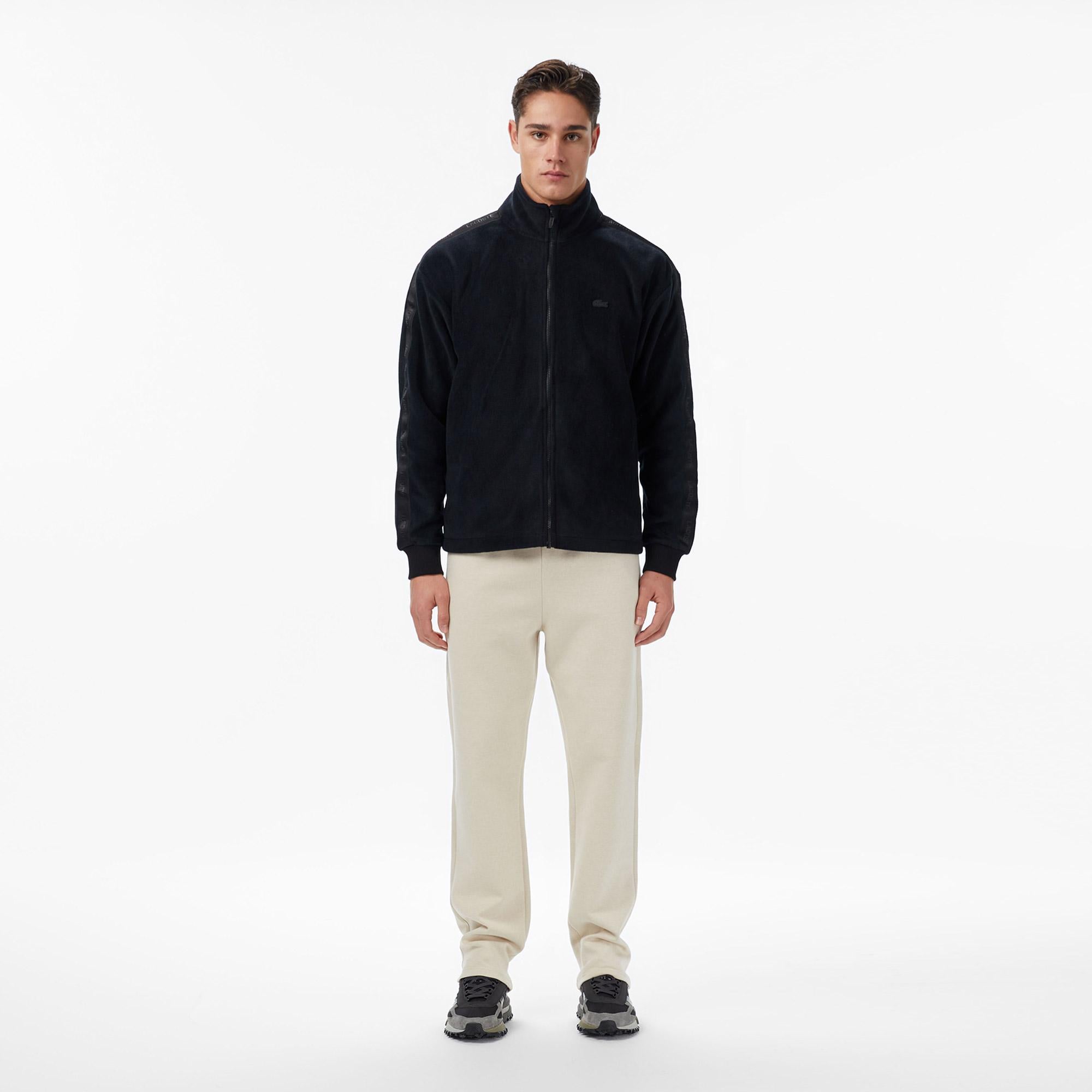 Lacoste Erkek Regular Fit Monogram Krem Eşofman Altı