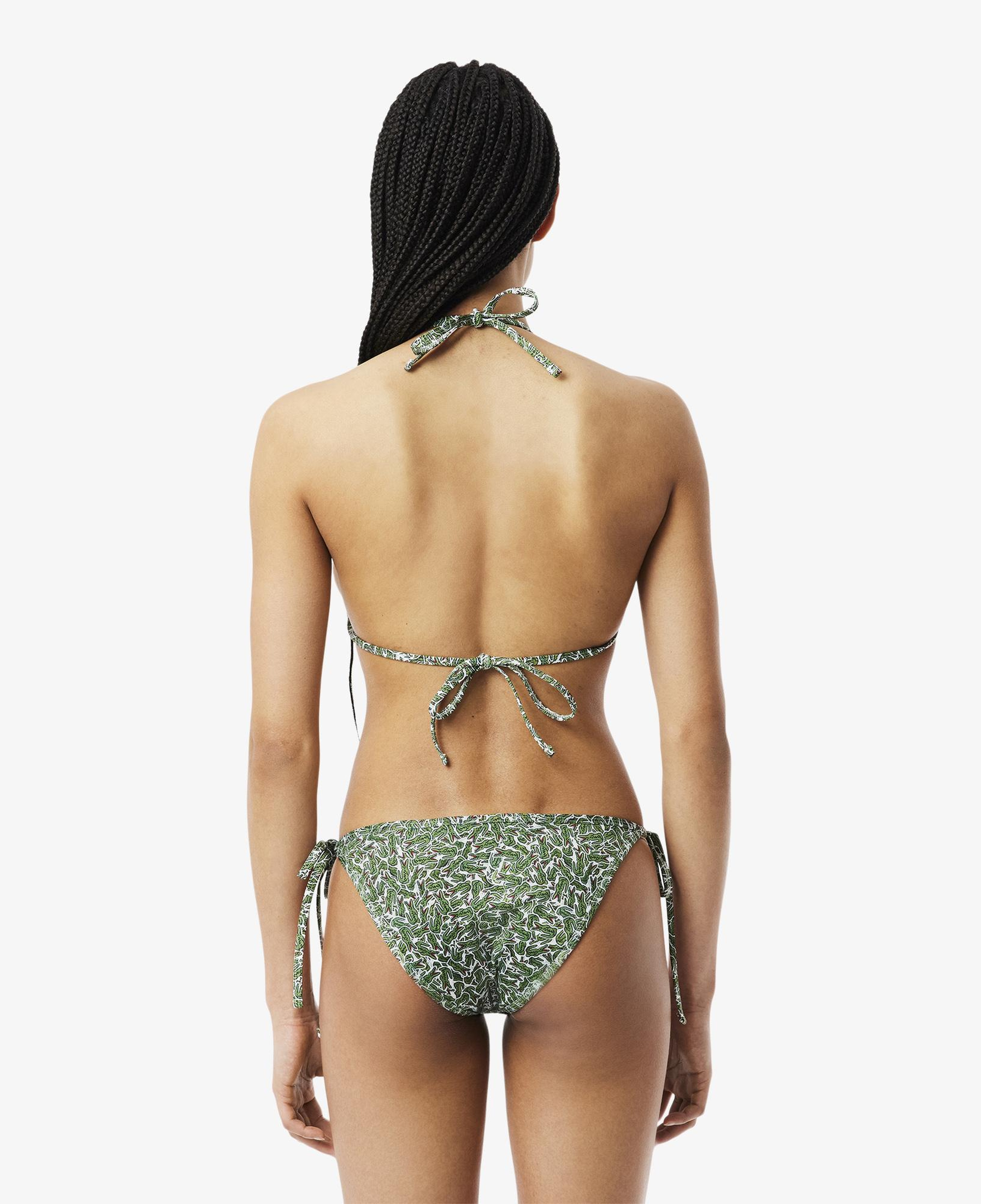 Lacoste Kadın Baskılı Yeşil Bikini Üstü