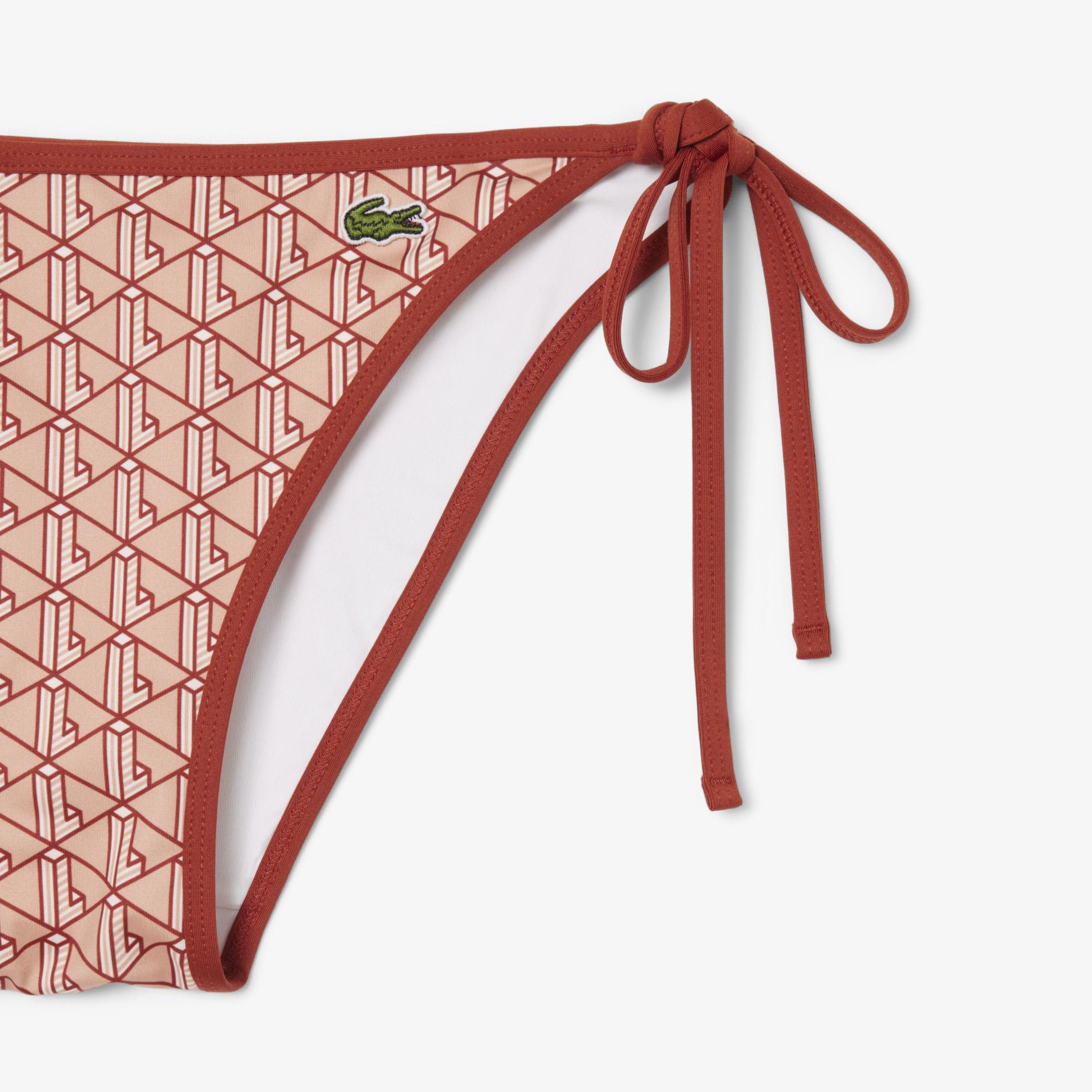 Lacoste Kadın Monogram Kırmızı Bikini Altı